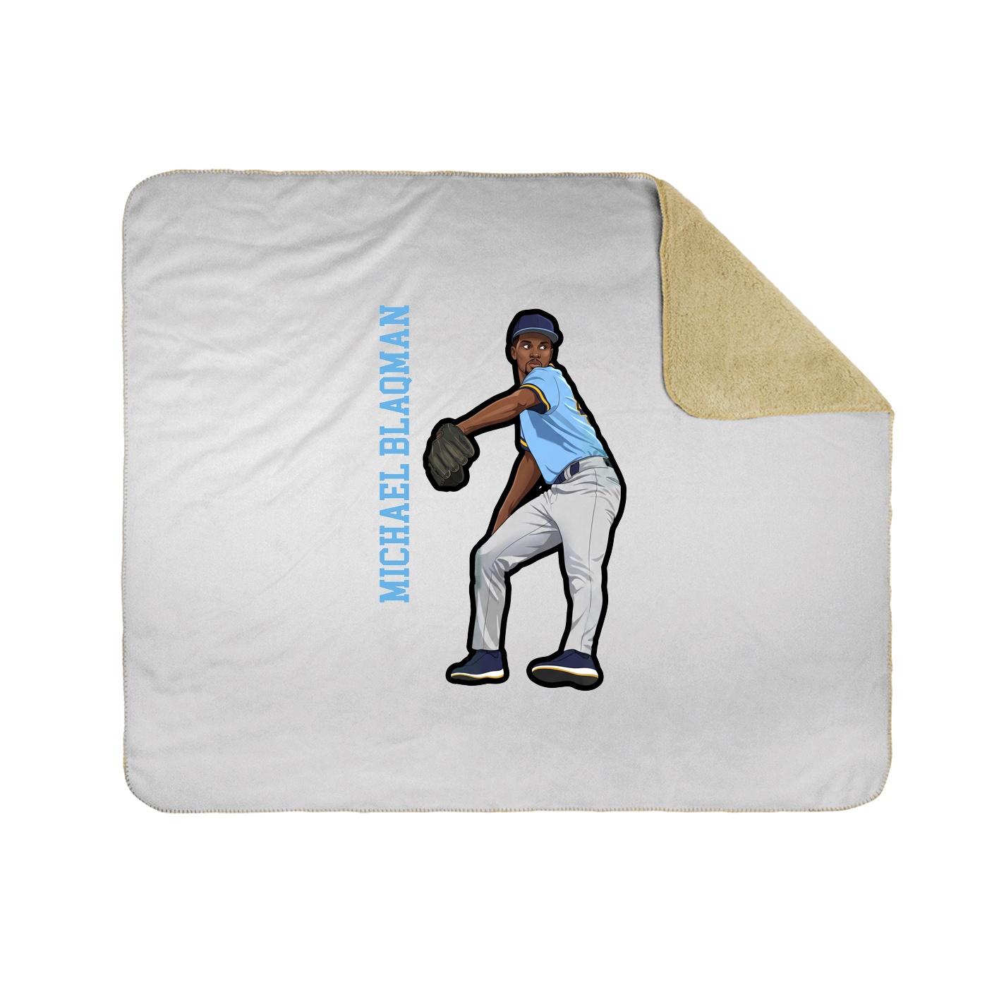 50x60 Sherpa Lined Throw Blanket