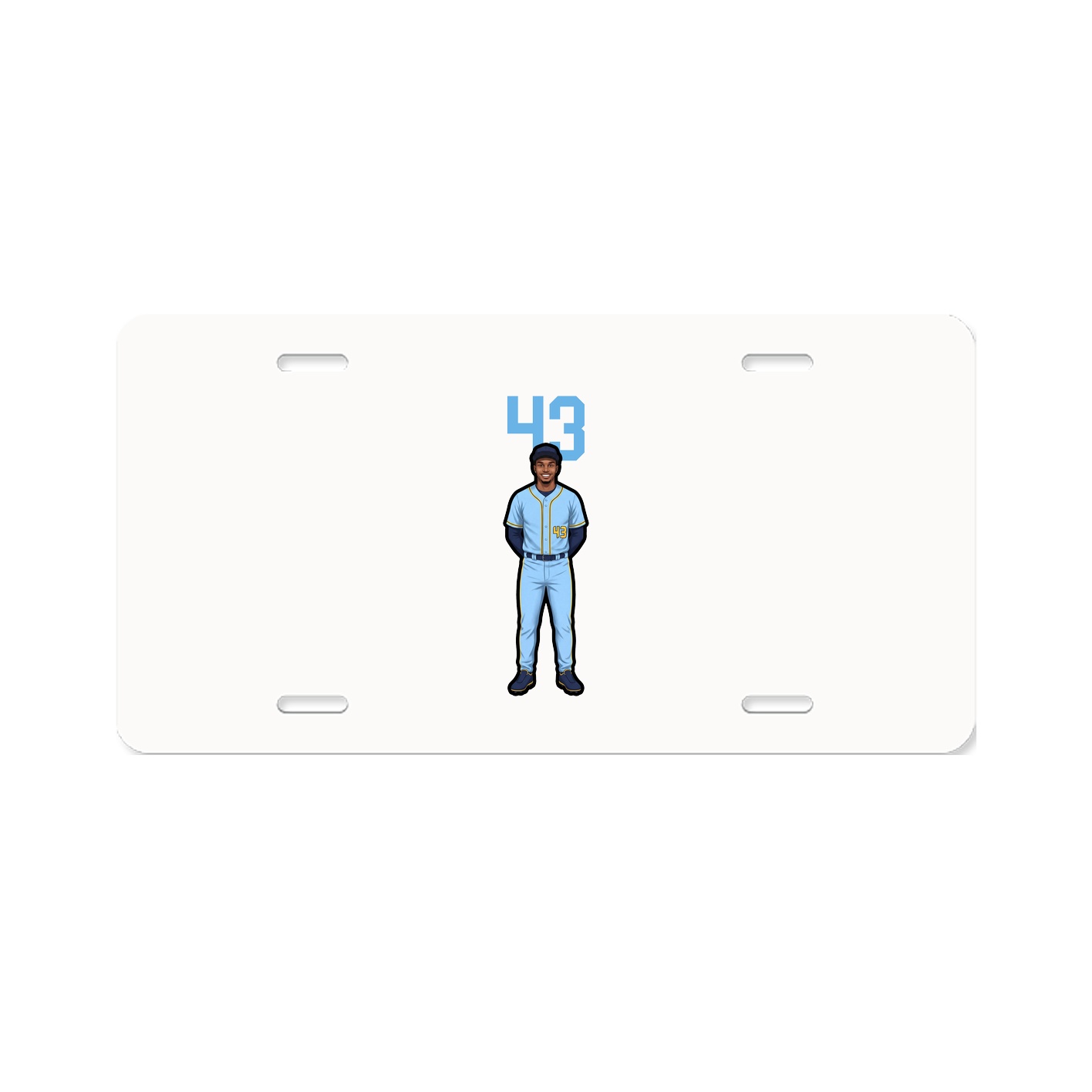 Aluminum License Plate