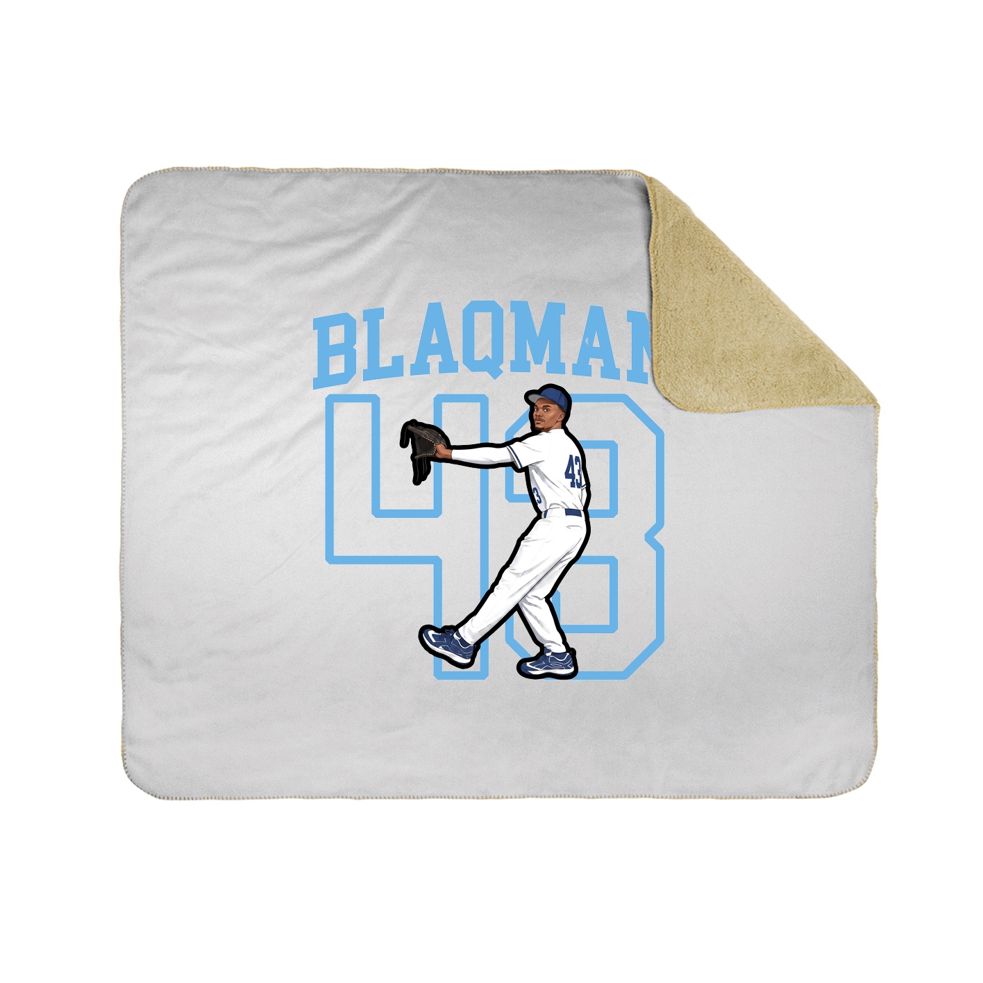 50x60 Sherpa Lined Throw Blanket