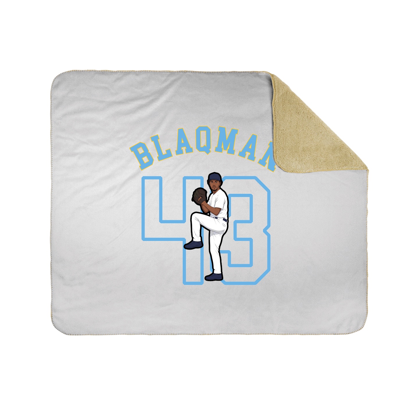 50x60 Sherpa Lined Throw Blanket