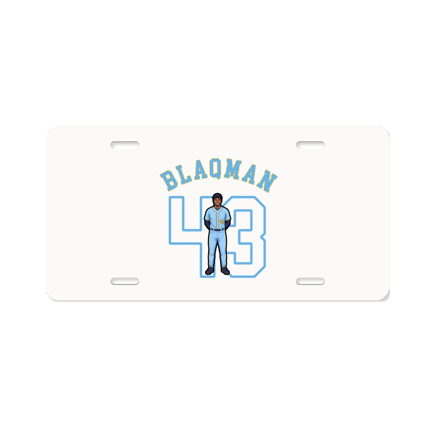 Aluminum License Plate