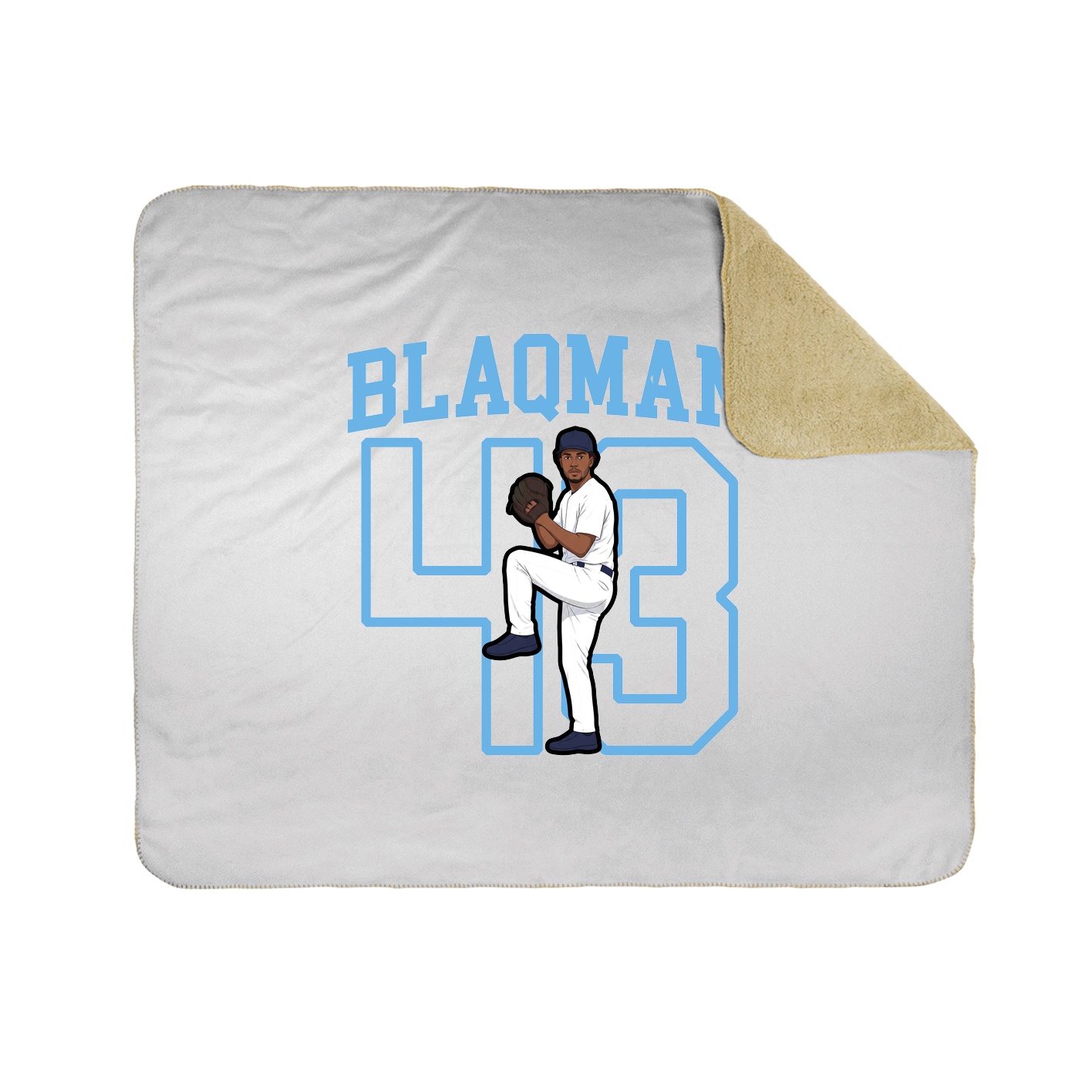 50x60 Sherpa Lined Throw Blanket