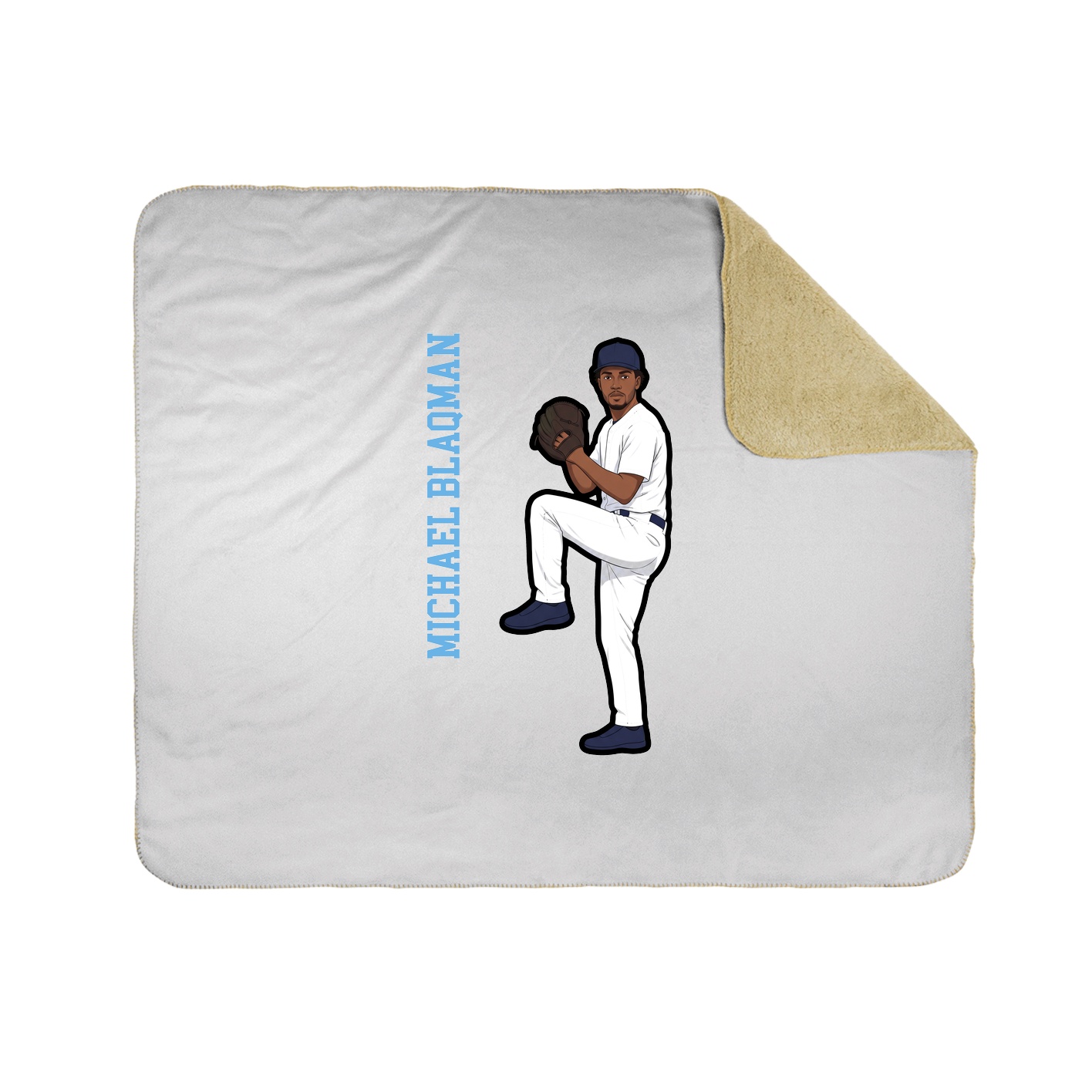 50x60 Sherpa Lined Throw Blanket