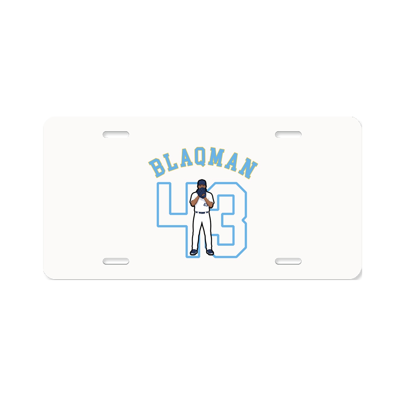 Aluminum License Plate