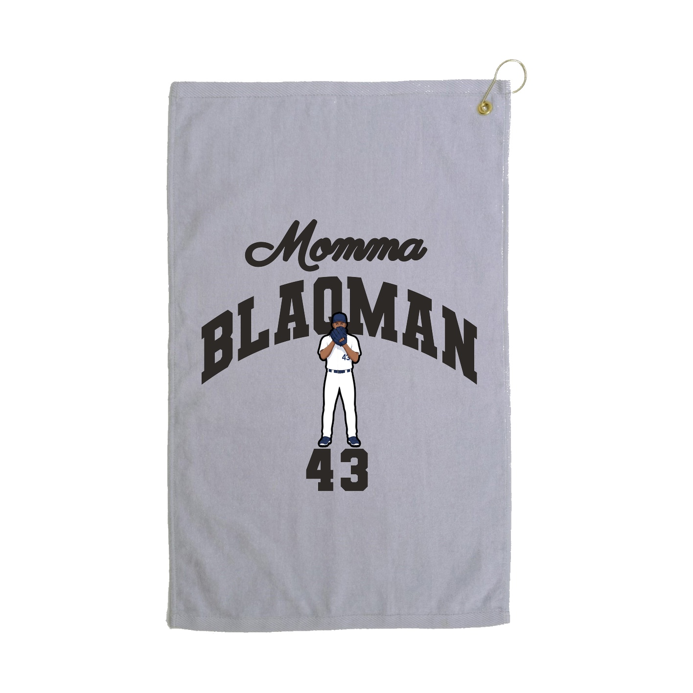 Golf Towel — Mothers Day Arch in Grey