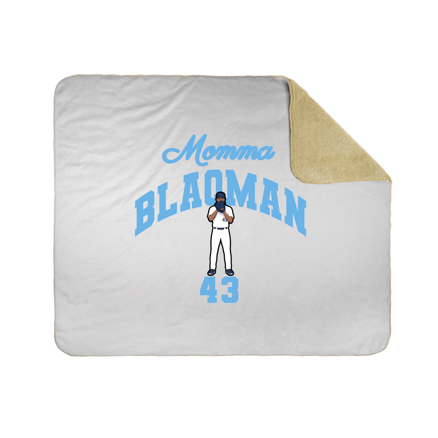Throw Blanket — Mothers Day Arch in White