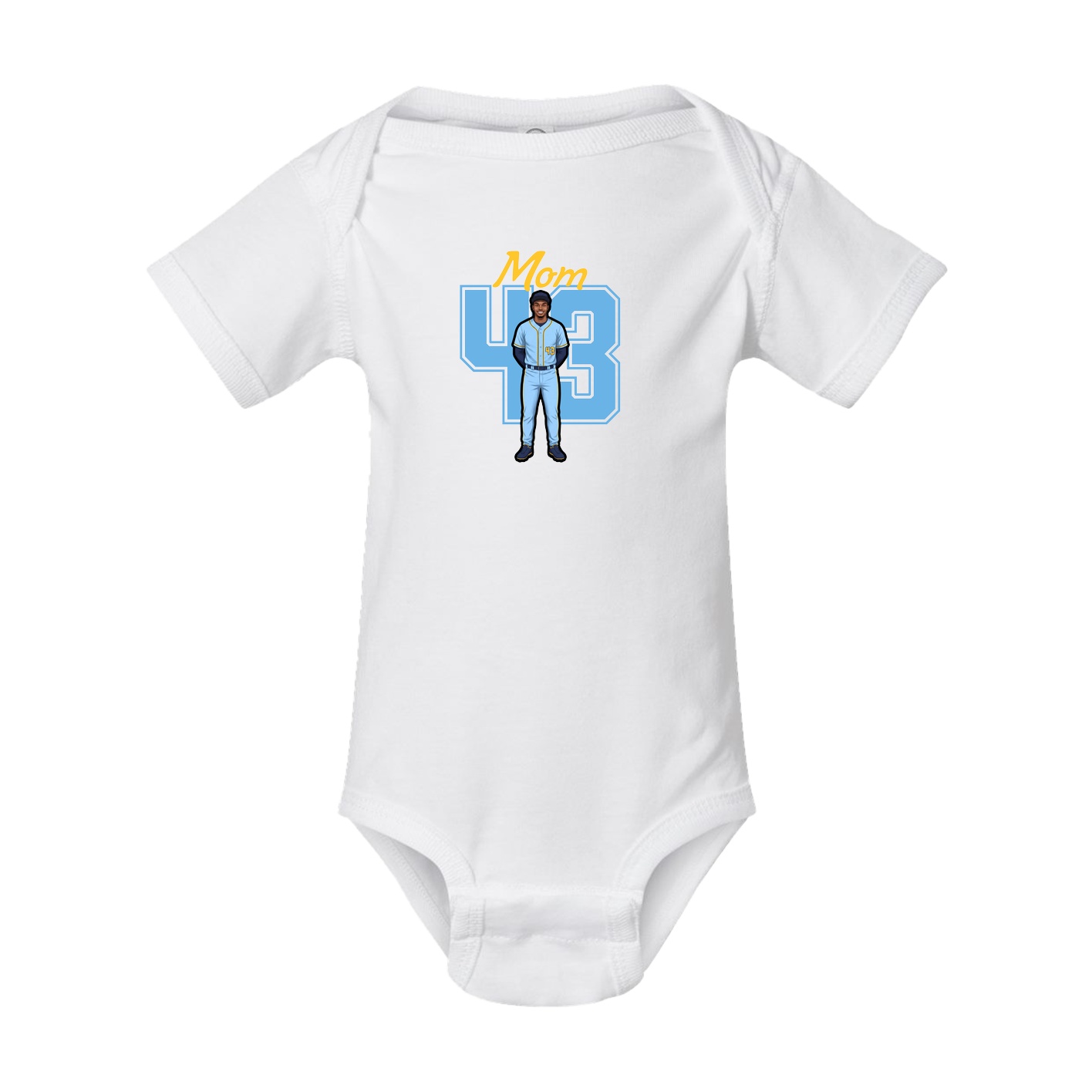 Baby Onesie — Mothers Day Shirsey in White