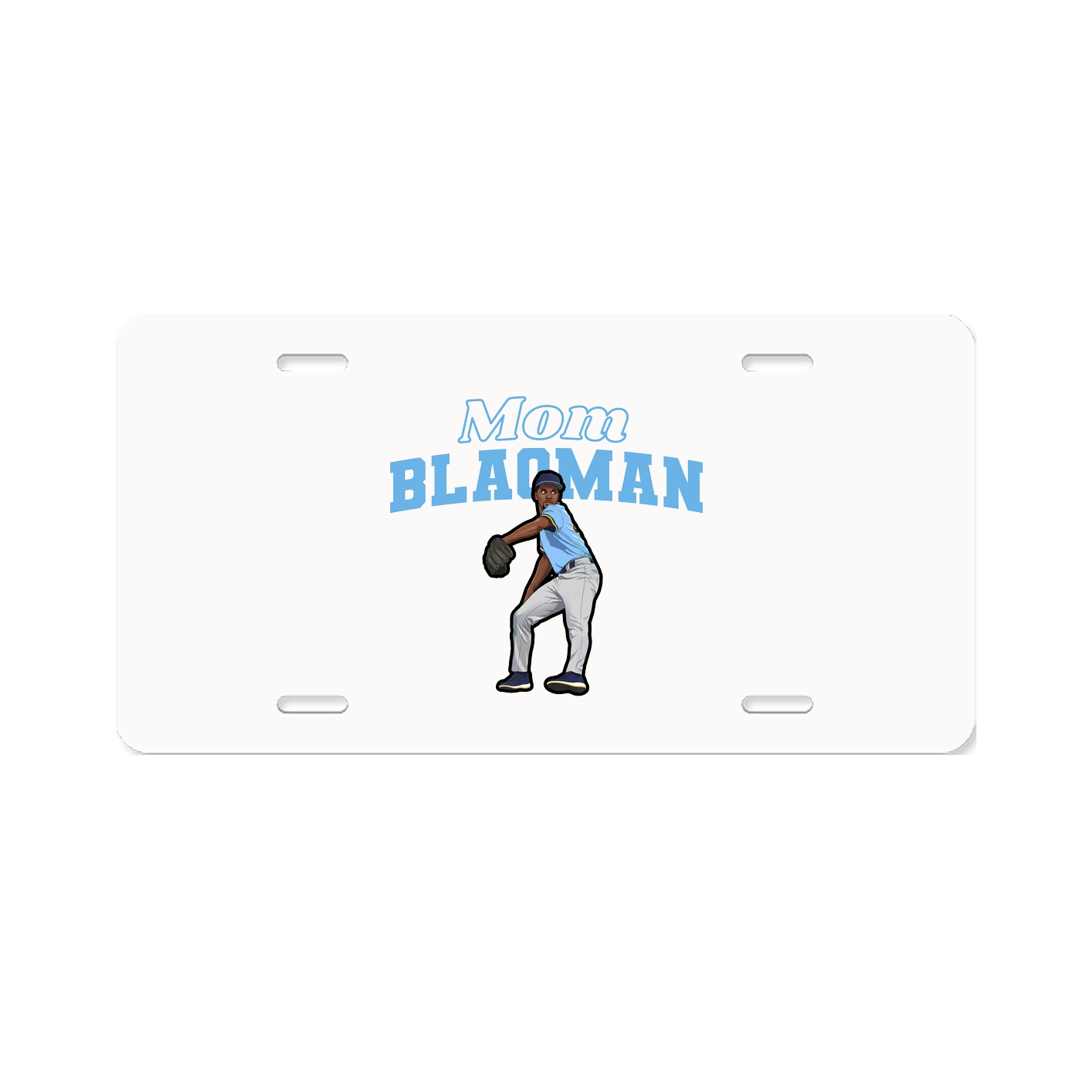 License Plate — Mothers Day Block in Classic