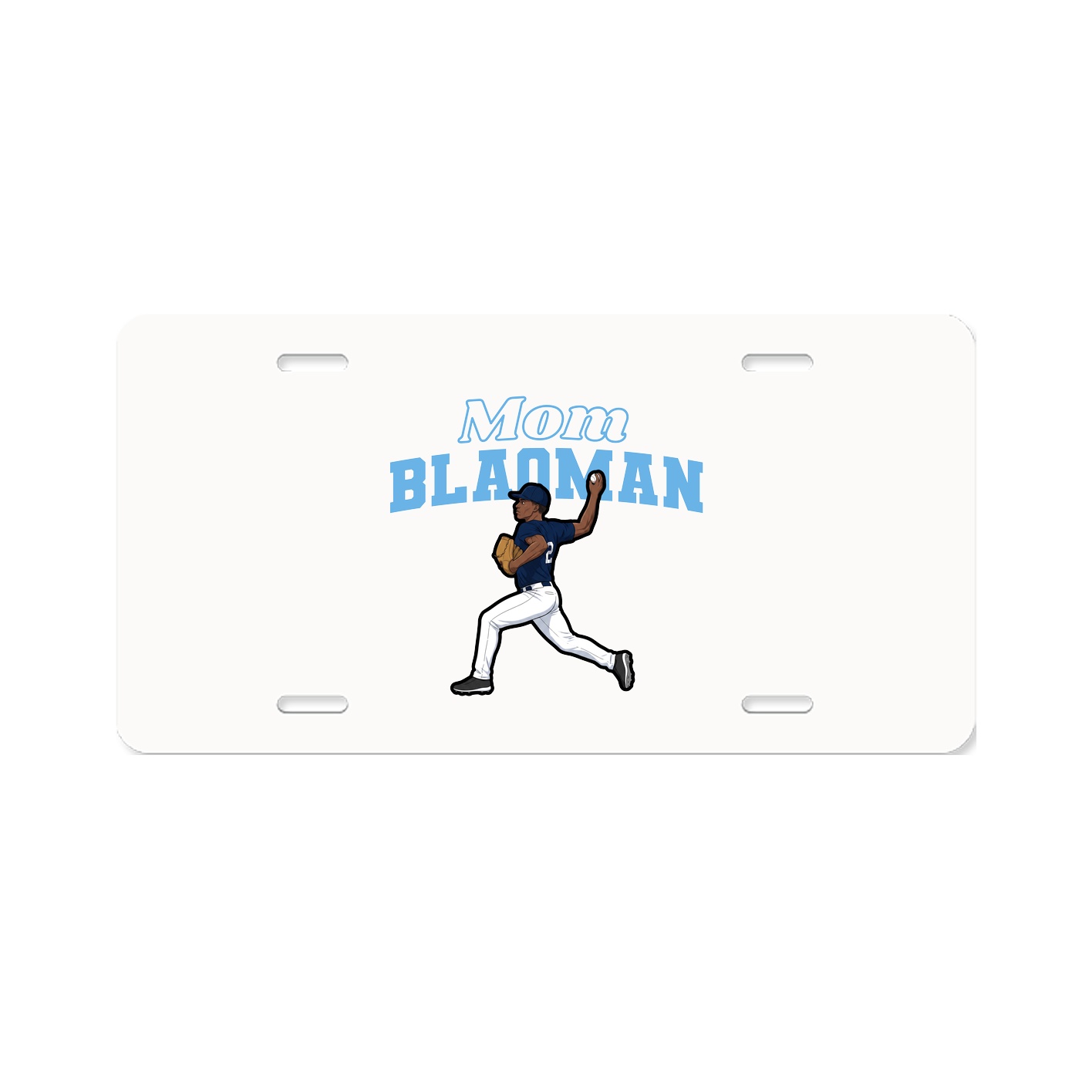 License Plate — Mothers Day Block in Classic