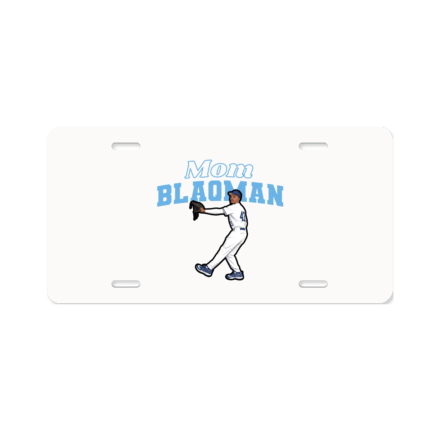 License Plate — Mothers Day Block in Classic