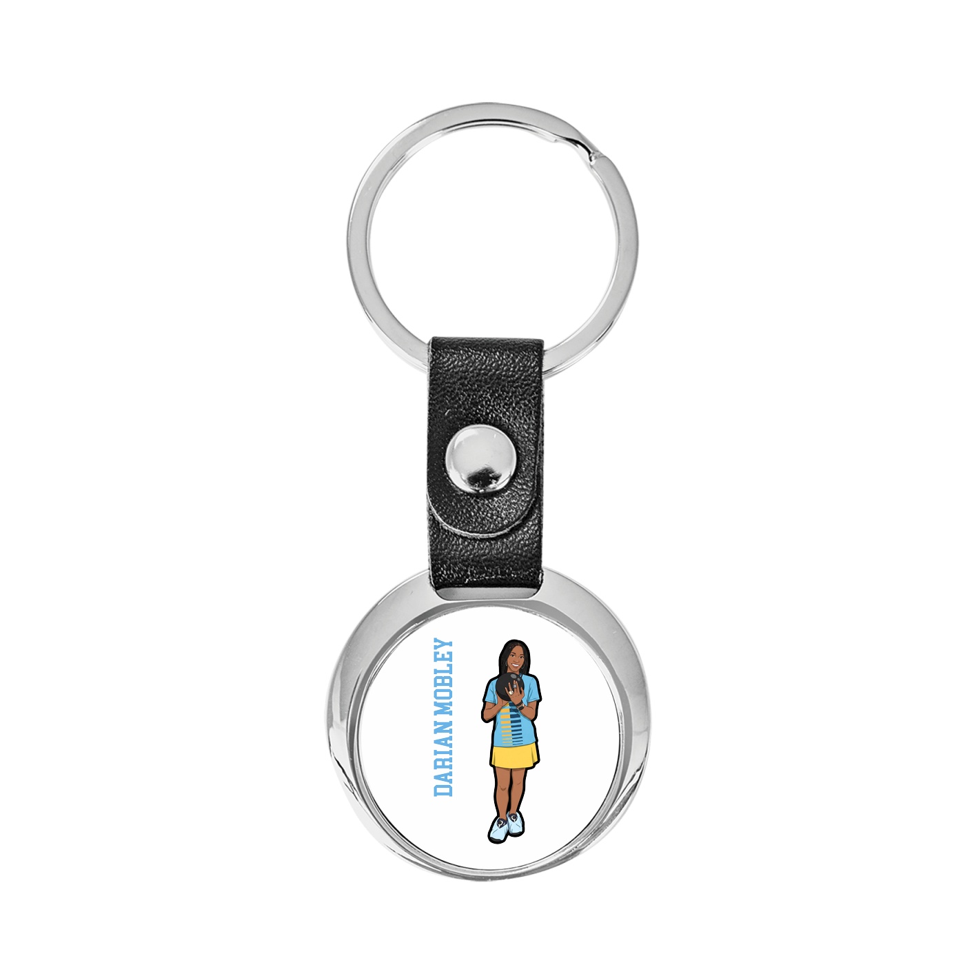 Key Chain — Name Vertical in Classic