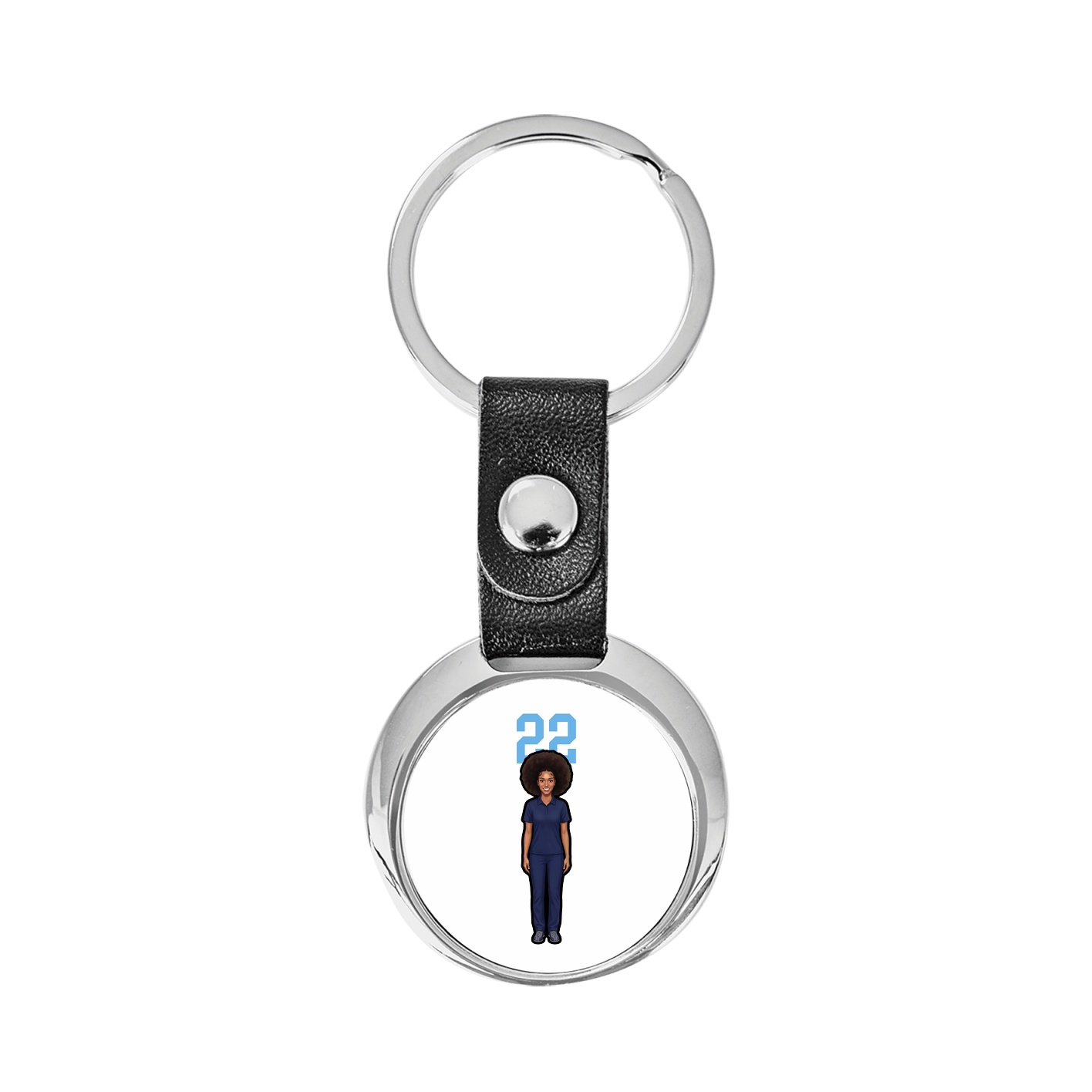 Key Chain — Number Top in Classic