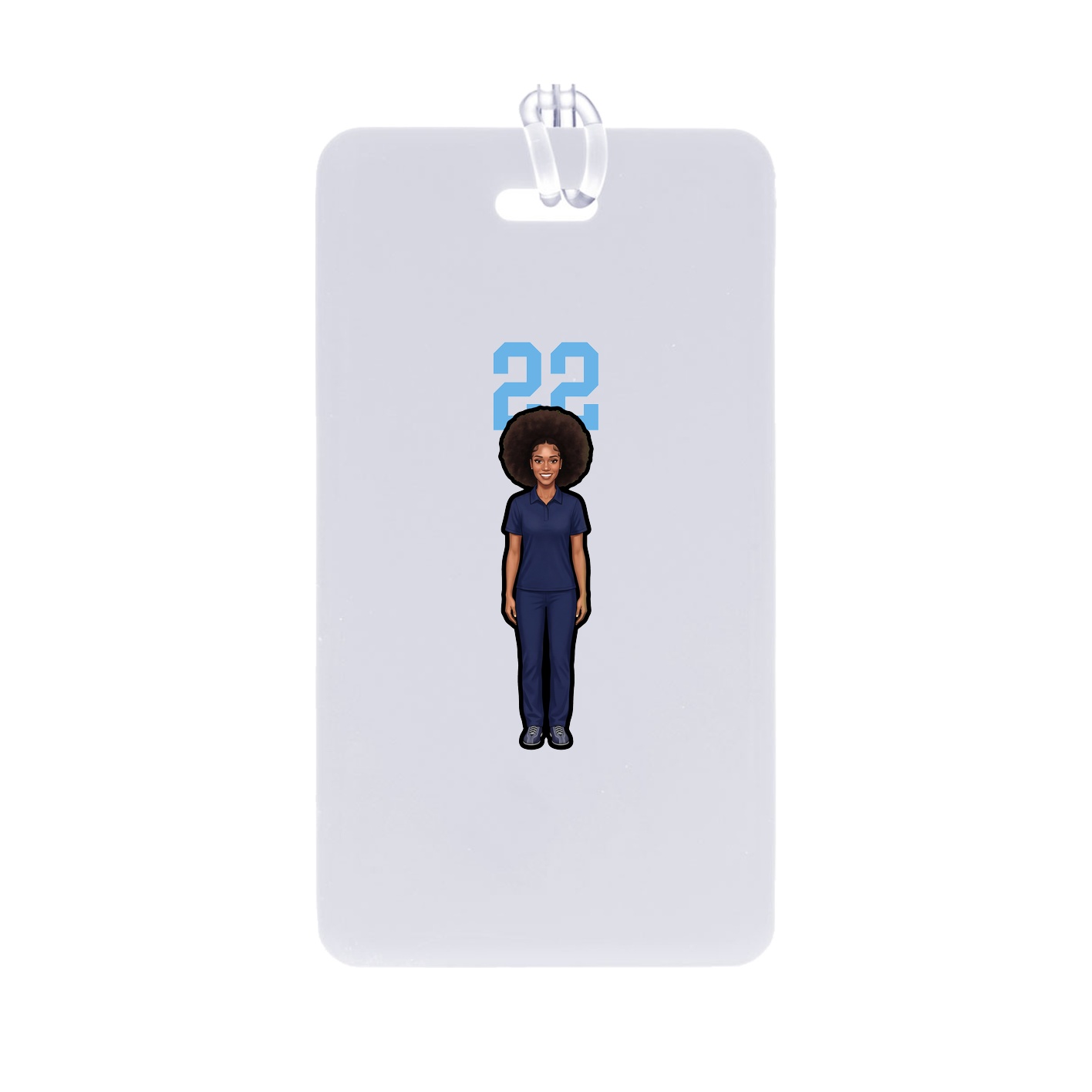 Bag Tag — Number Top in Classic
