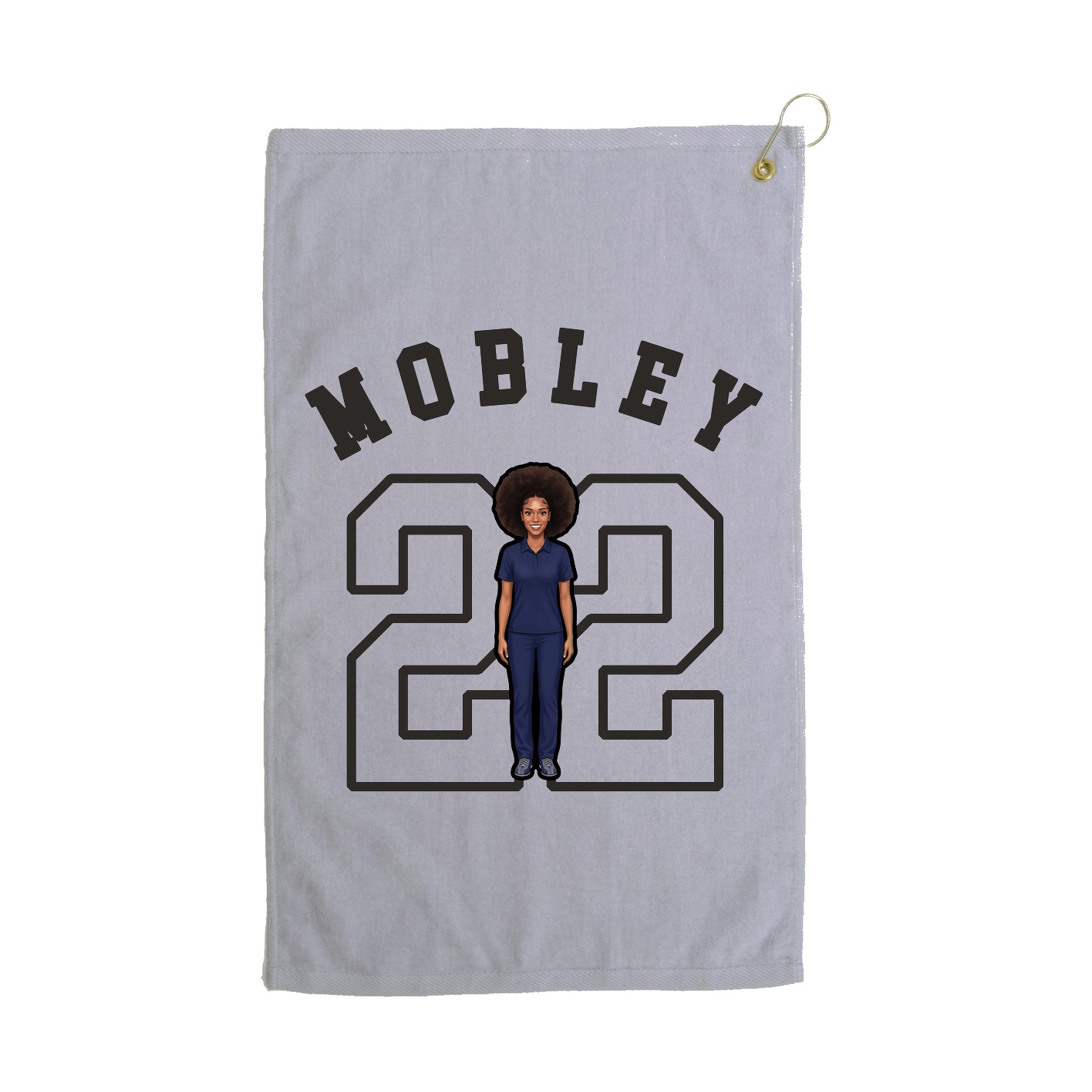 Golf Towel — Shirsey Arch in Grey
