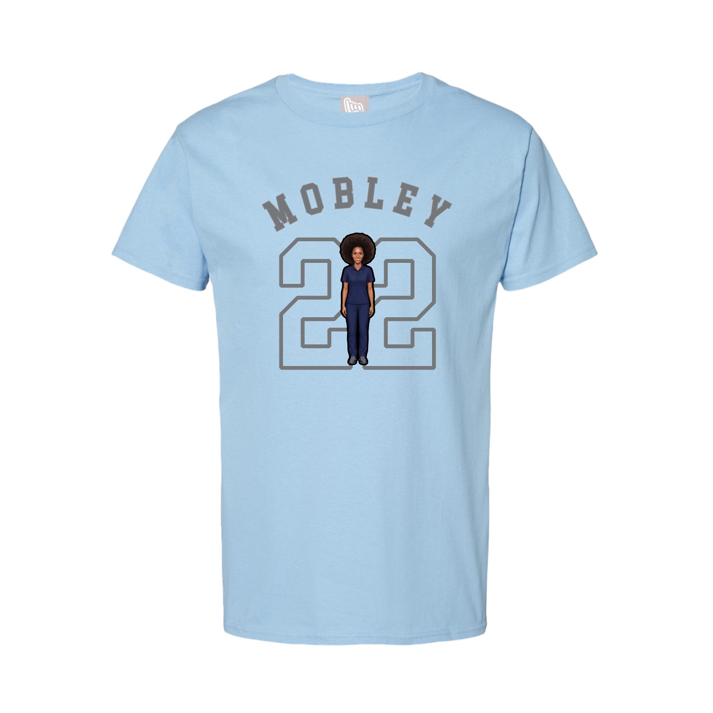 Tee — Shirsey Arch in Light Blue