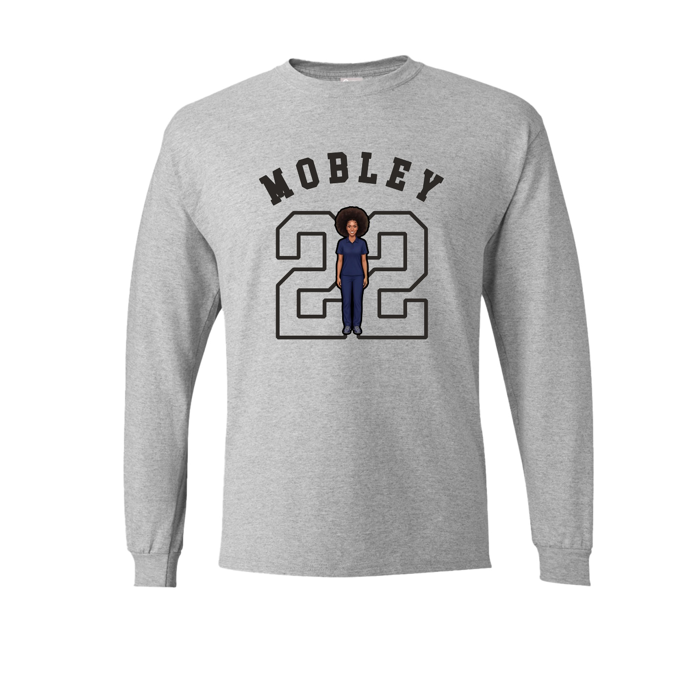 Long Sleeve Tee — Shirsey Arch in Grey