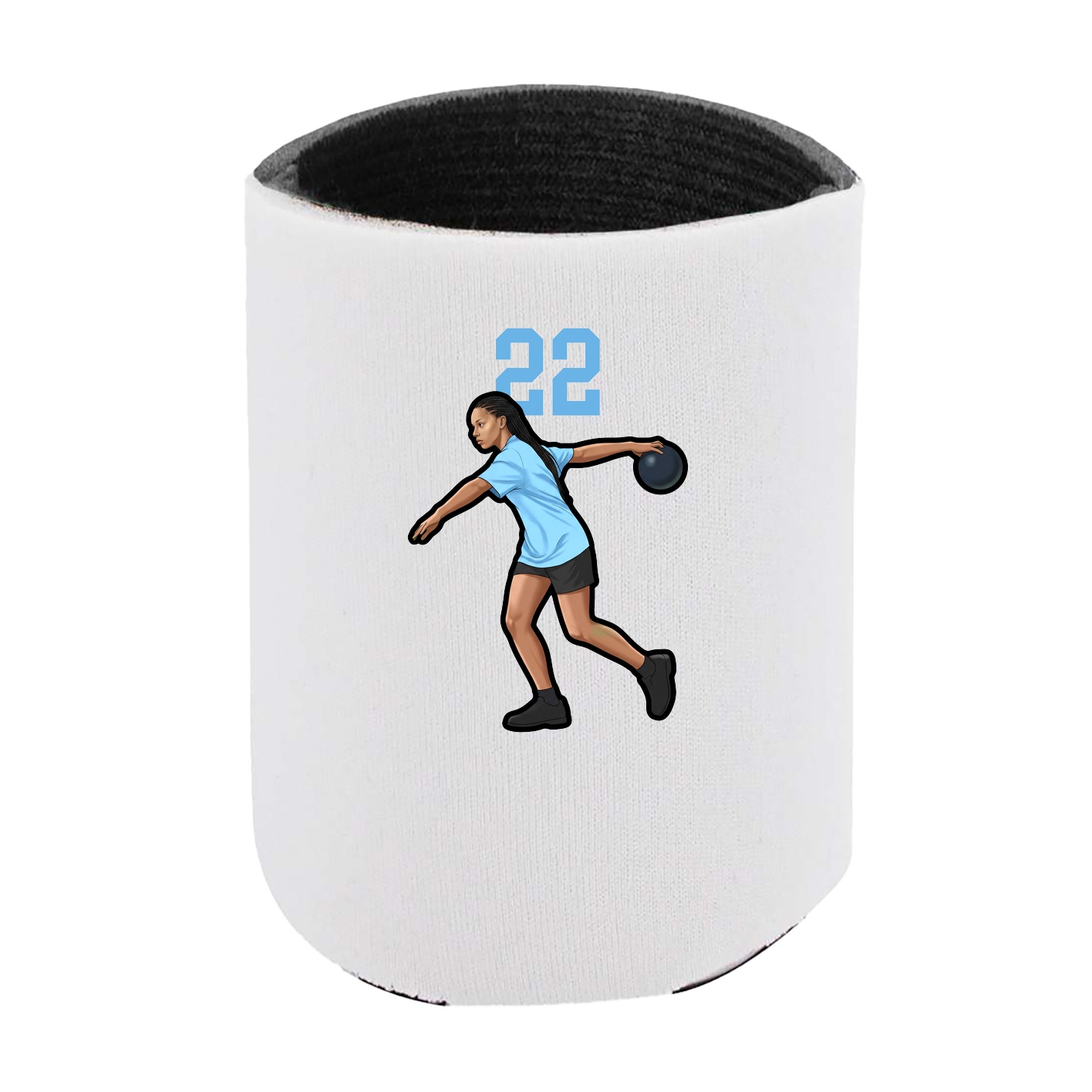 Can Holder — Number Top in White