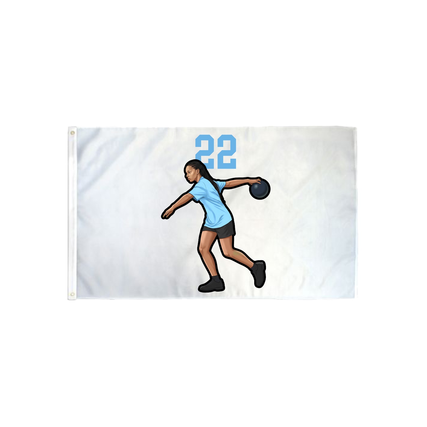 3x5 Flag — Number Top in Classic