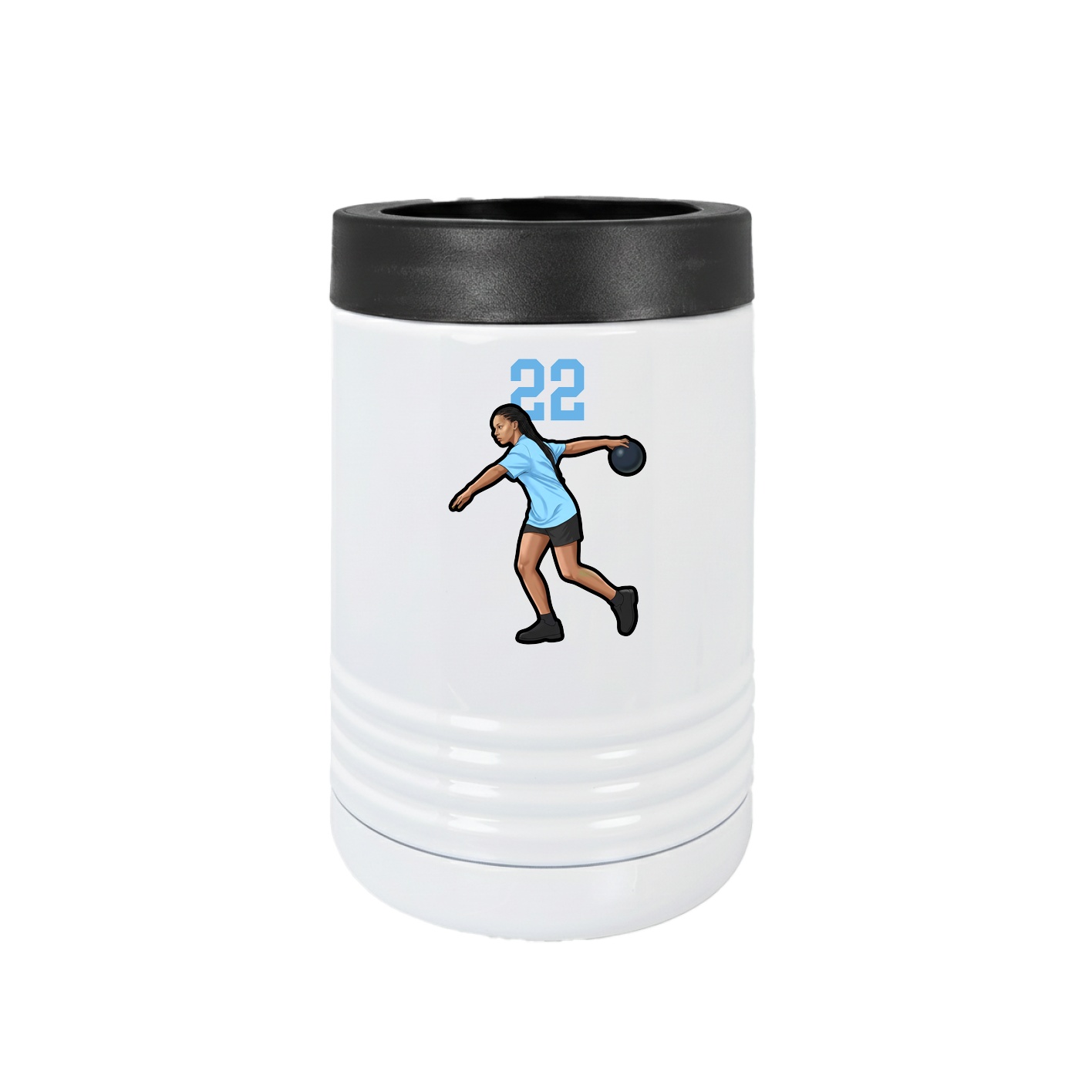 Beverage Holder — Number Top in White