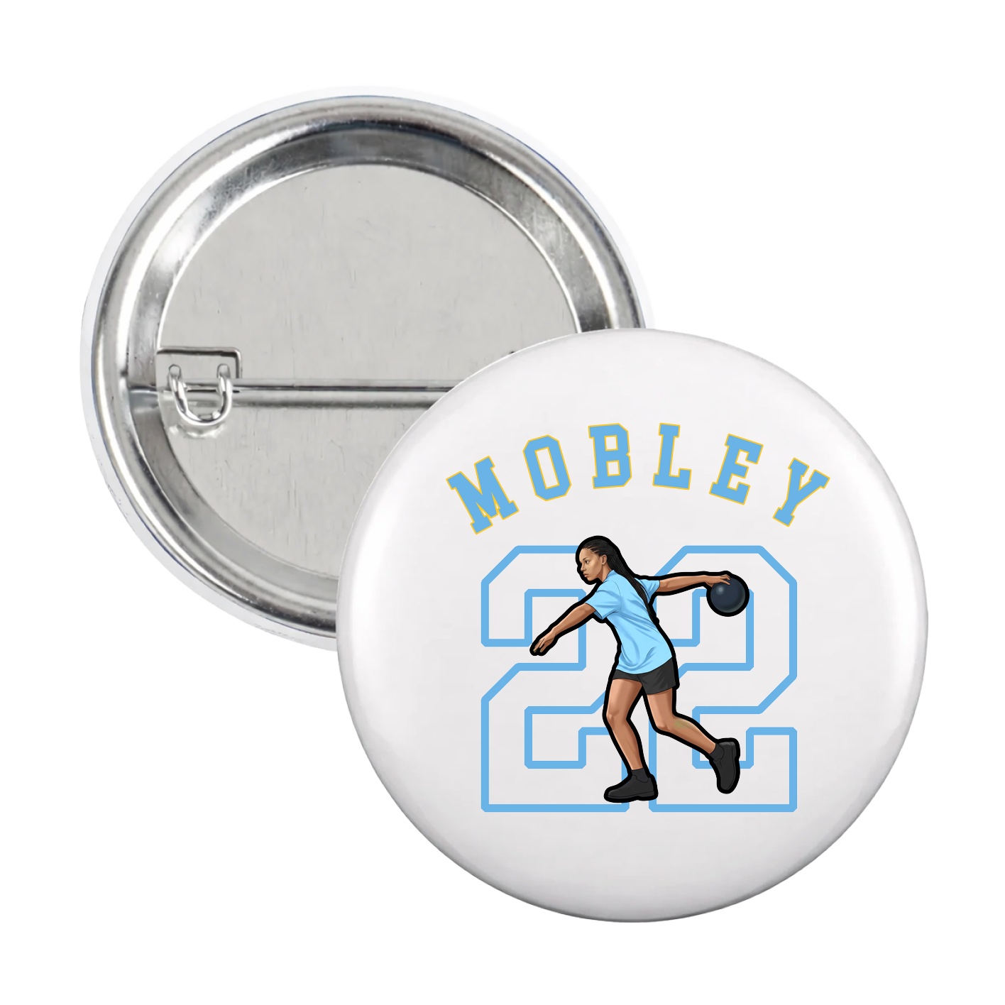 Game Day Button — Shirsey Arch in White