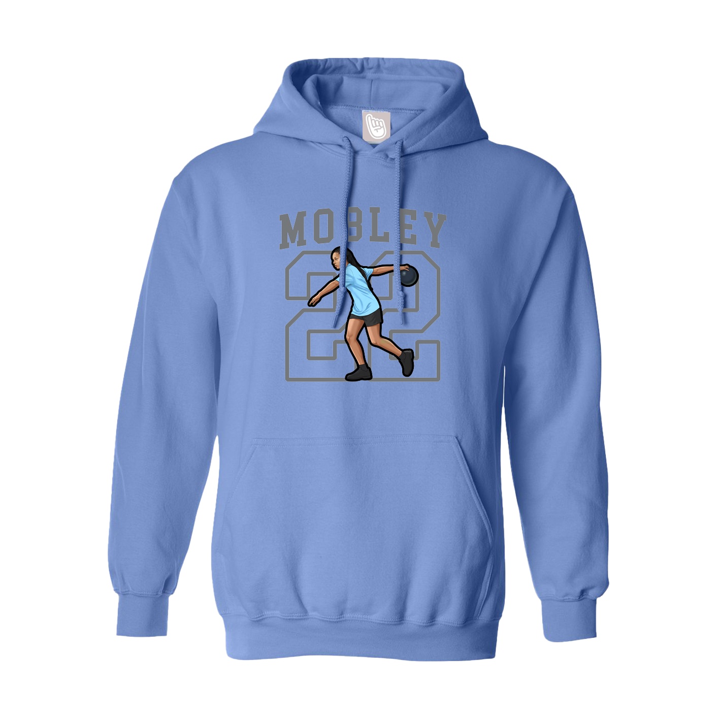Hoodie — Shirsey in Powder Blue