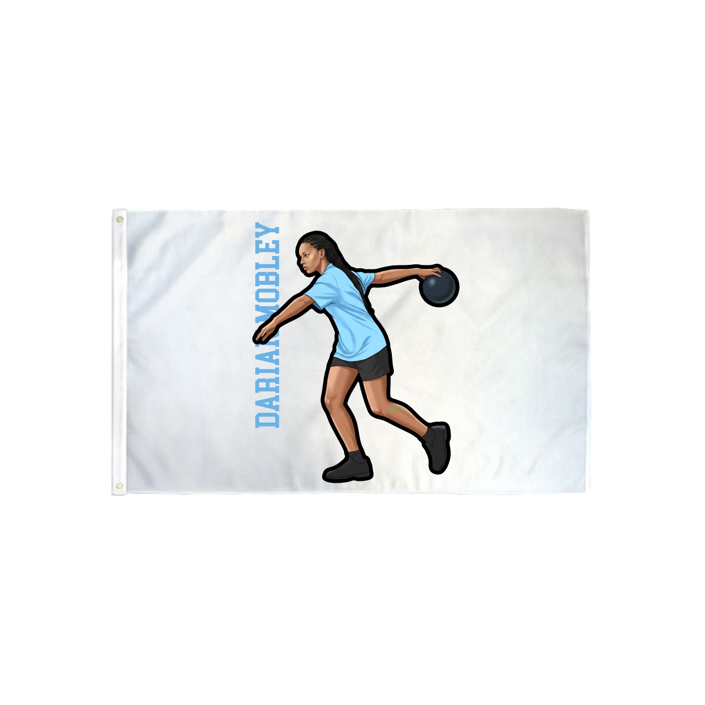3x5 Flag — Name Vertical in Classic
