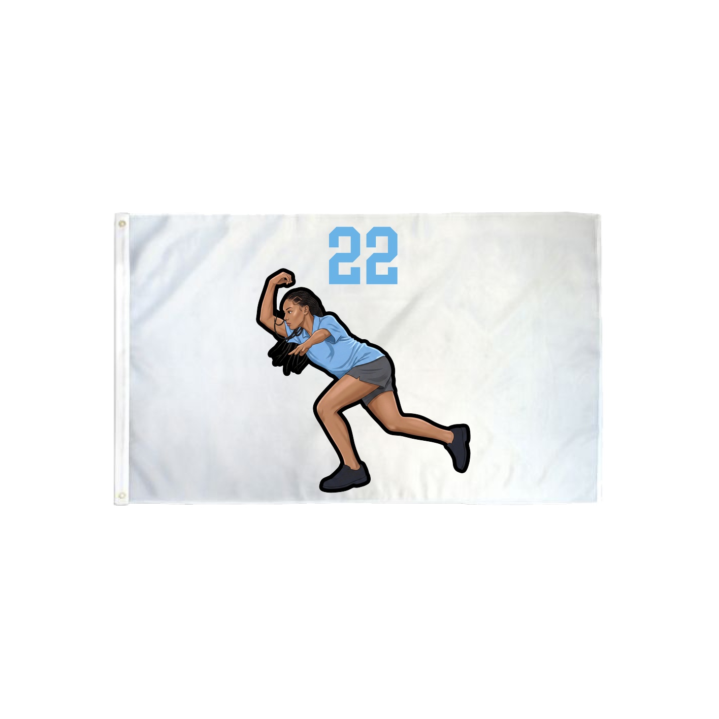 3x5 Flag — Number Top in Classic