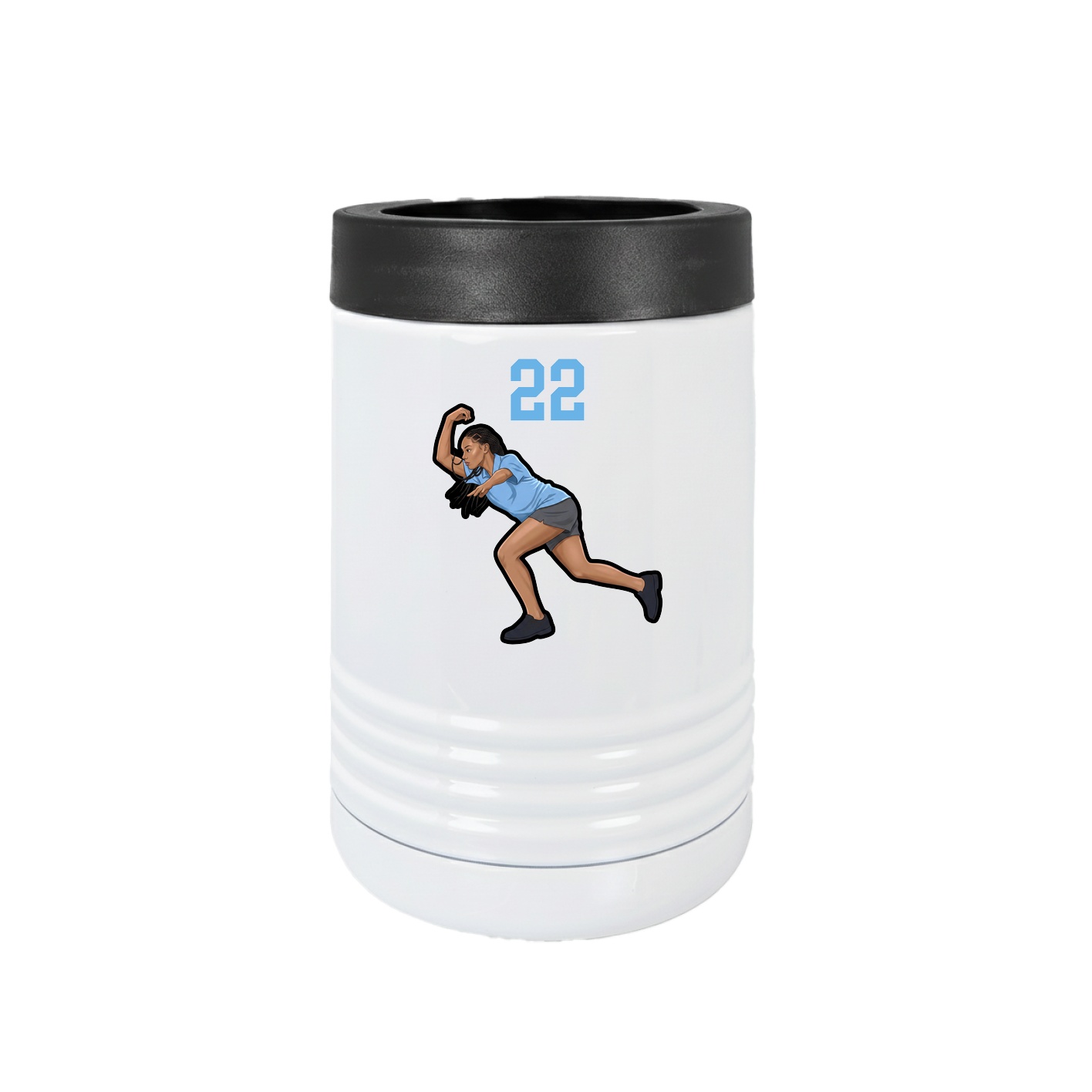 Beverage Holder — Number Top in White