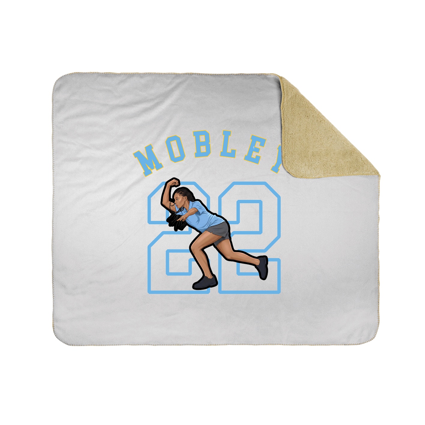 Throw Blanket — Shirsey Arch in White