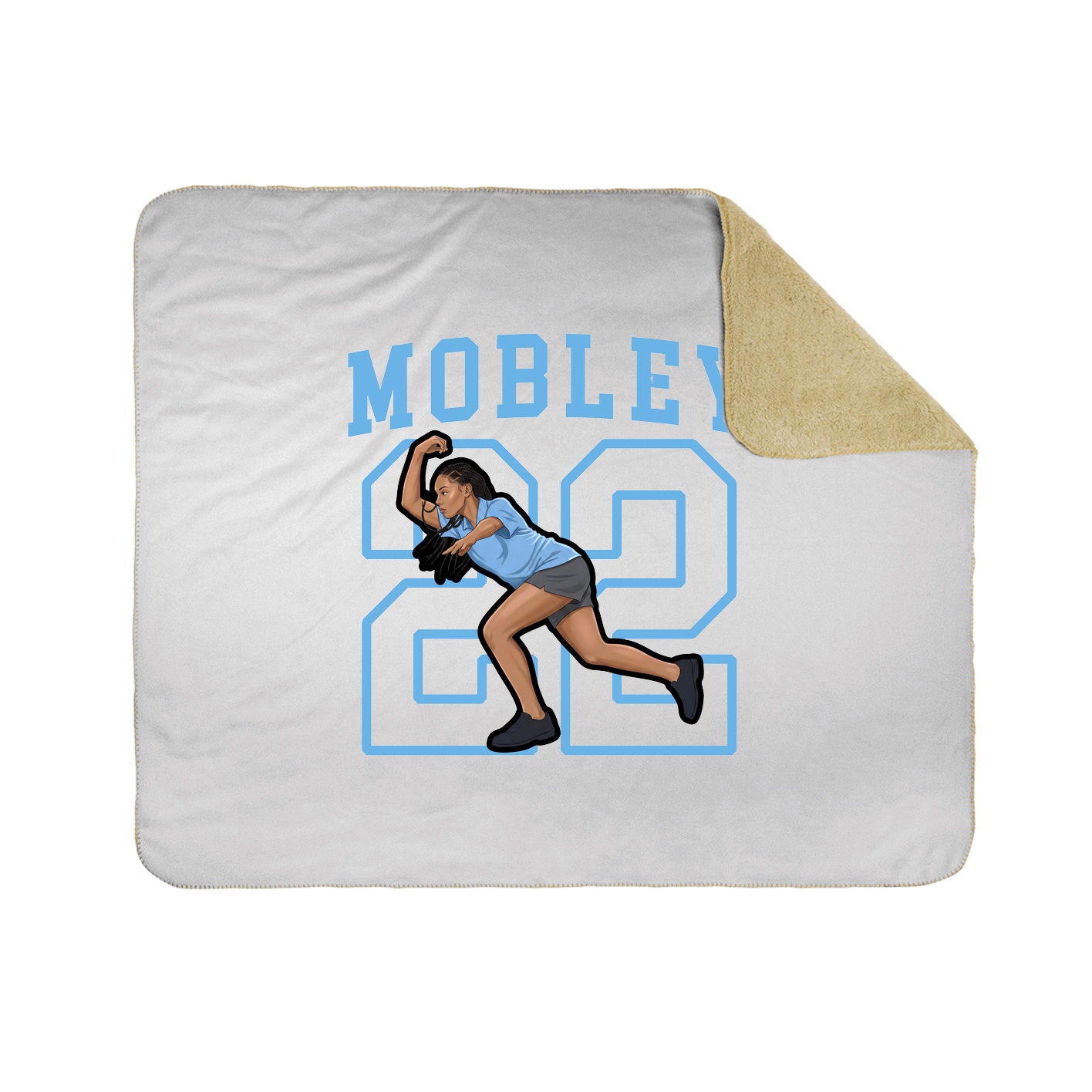 Throw Blanket — Shirsey in White