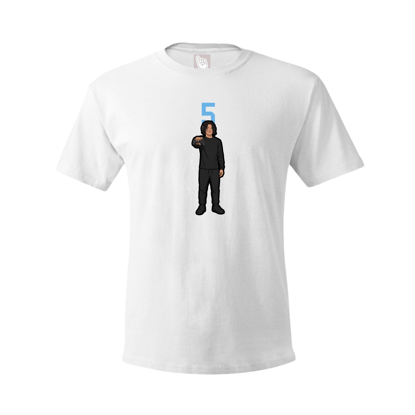 Tee — Number Top in White