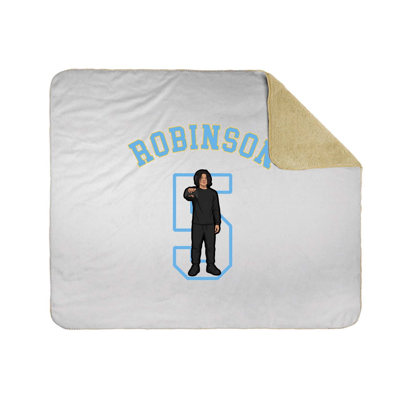 Throw Blanket — Shirsey Arch in White
