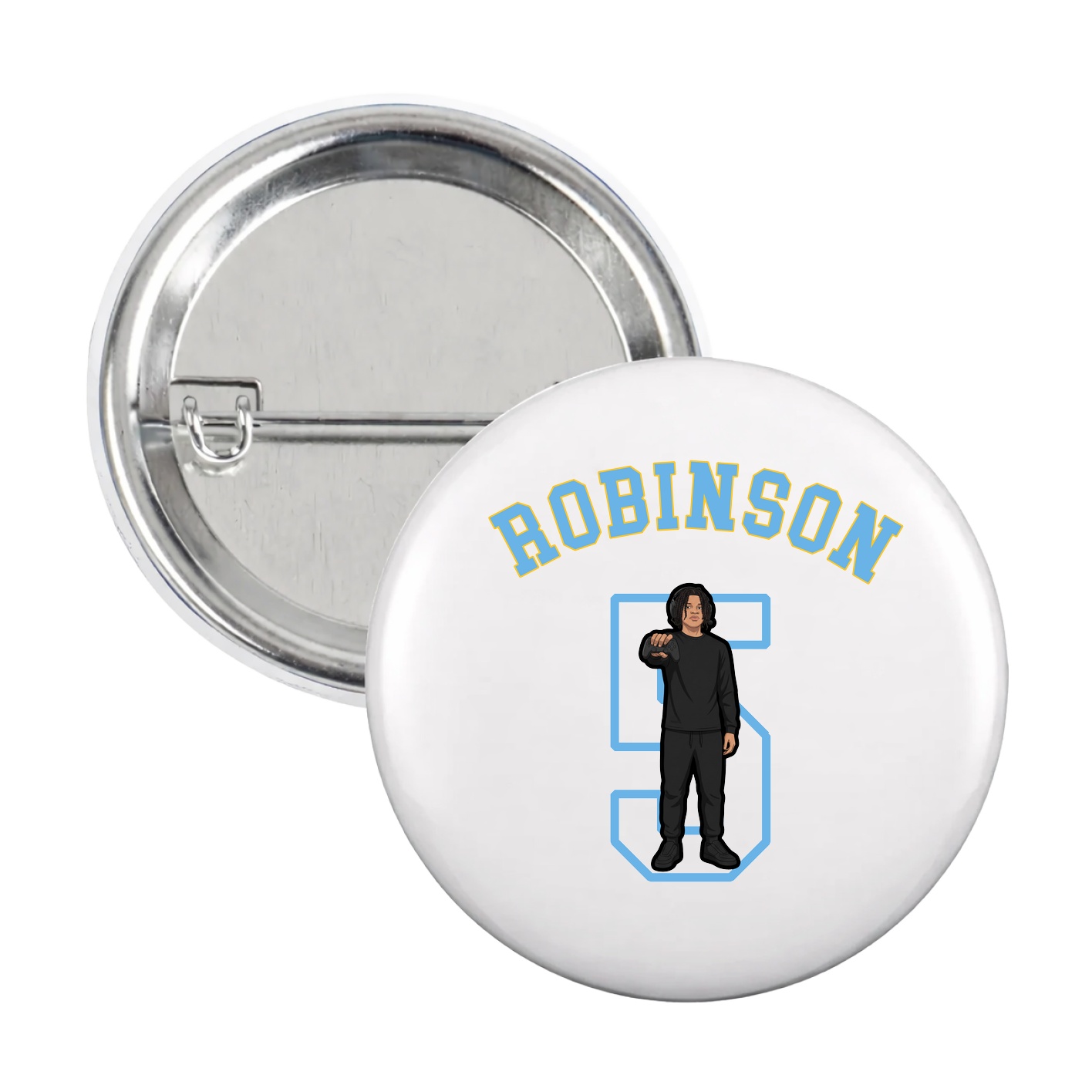 Game Day Button — Shirsey Arch in White