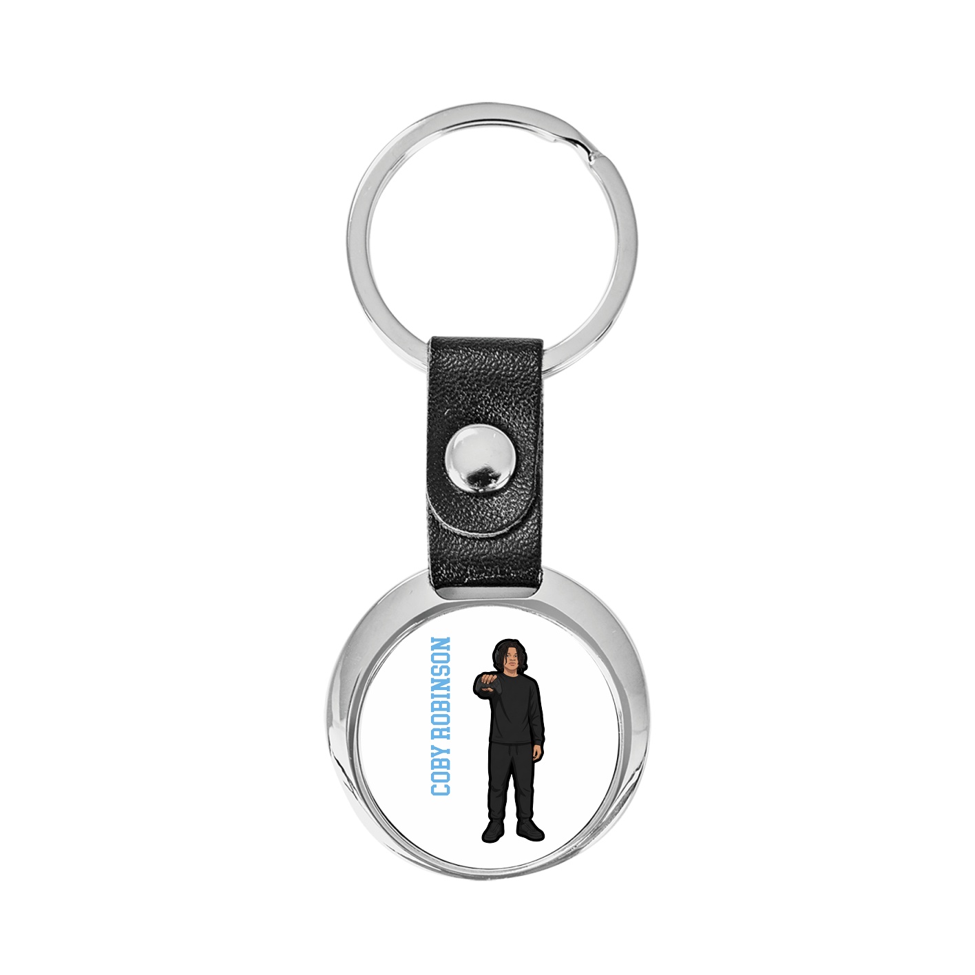 Key Chain — Name Vertical in Classic