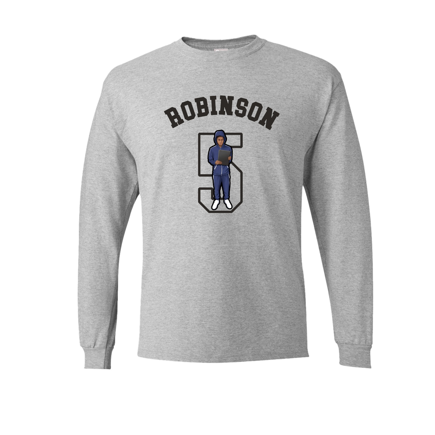 Long Sleeve Tee — Shirsey Arch in Grey