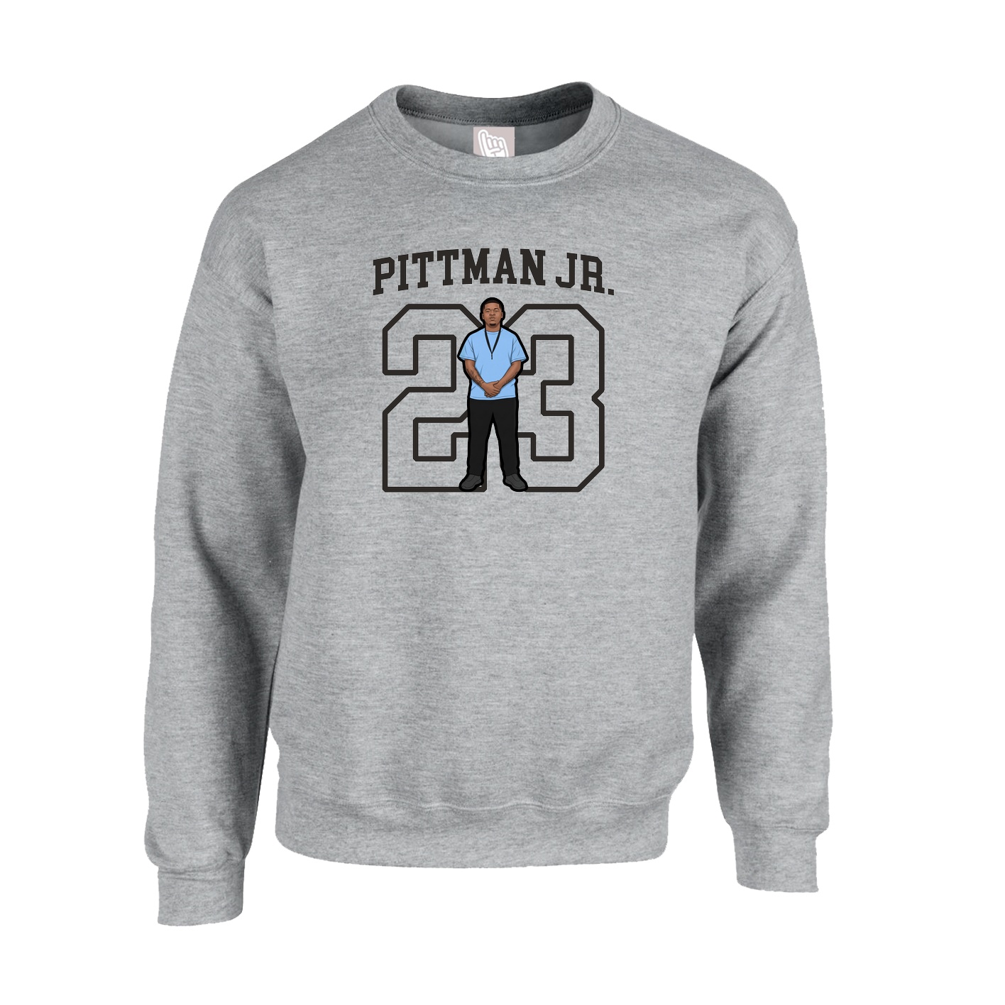 Fleece Crew — Shirsey in Grey