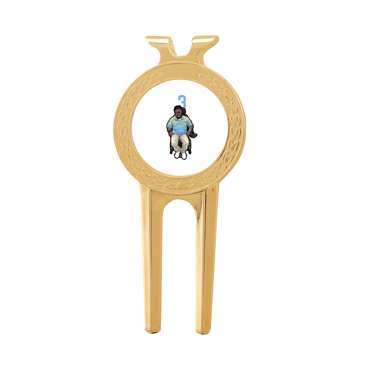 Divot Tool with Ball Marker — Number Top in Classic