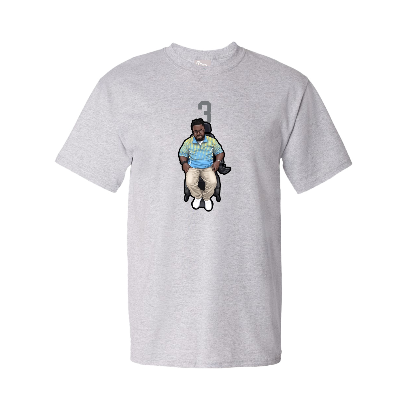 Tee — Number Top in Grey