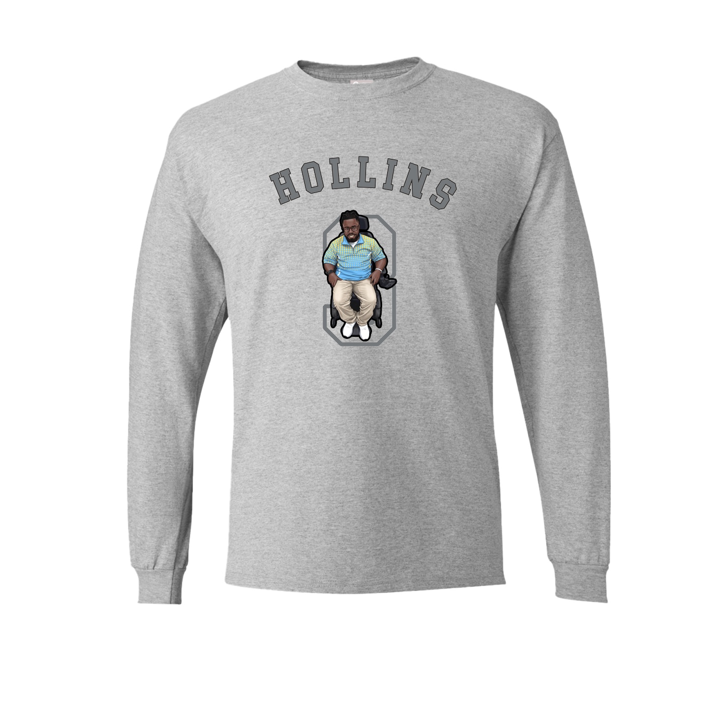 Long Sleeve Tee — Shirsey Arch in Grey