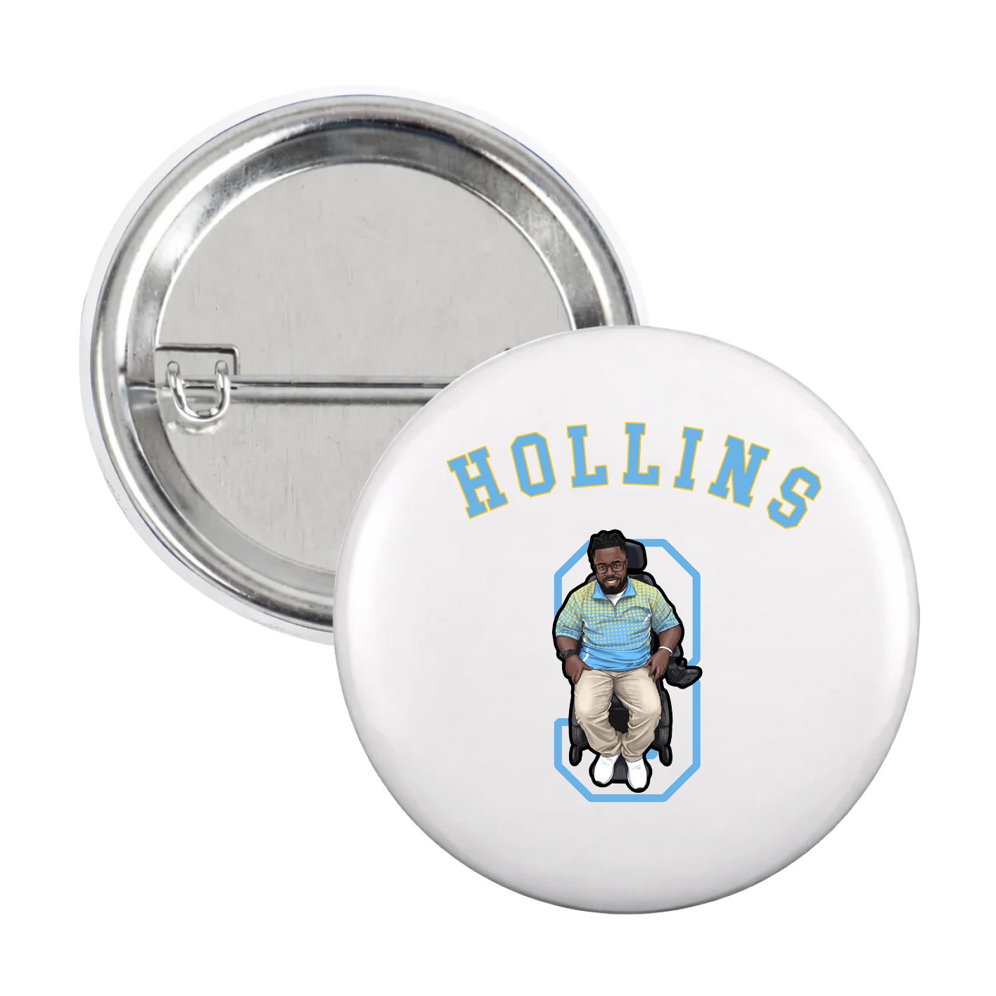 Game Day Button — Shirsey Arch in White
