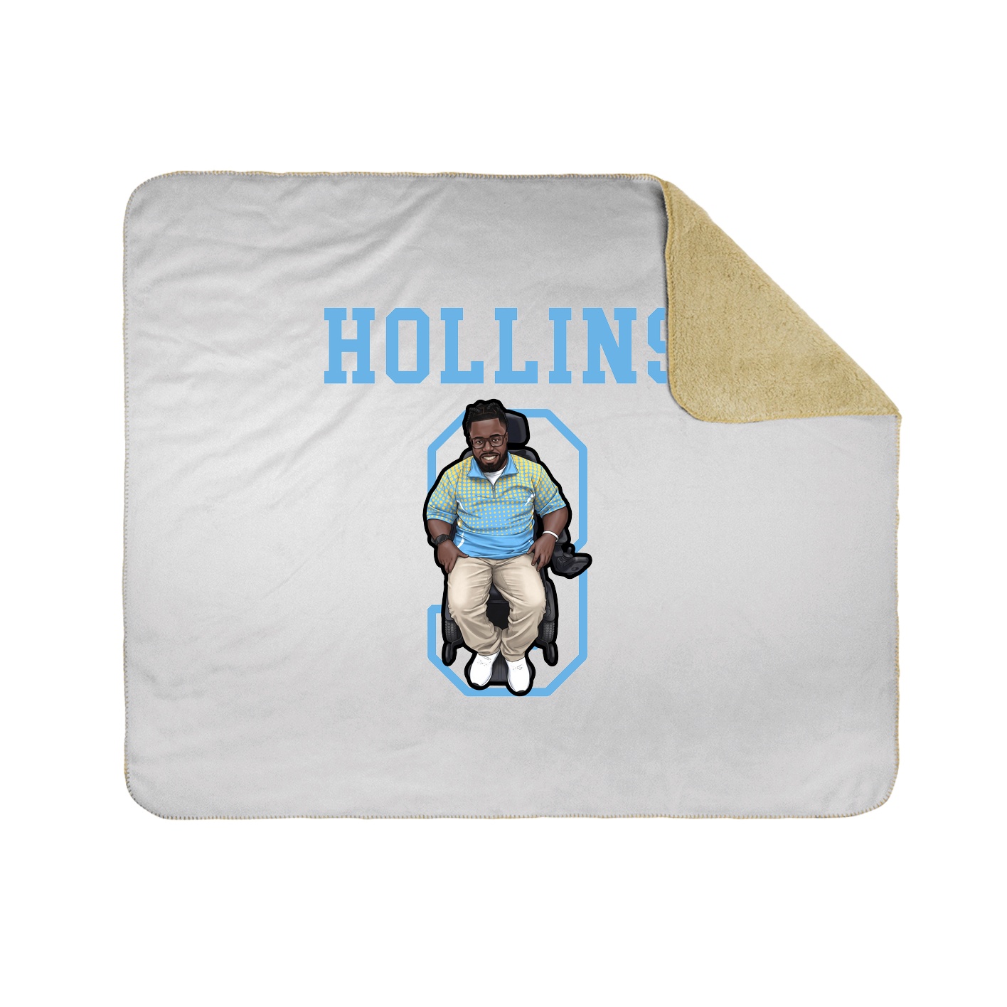 Throw Blanket — Shirsey in White