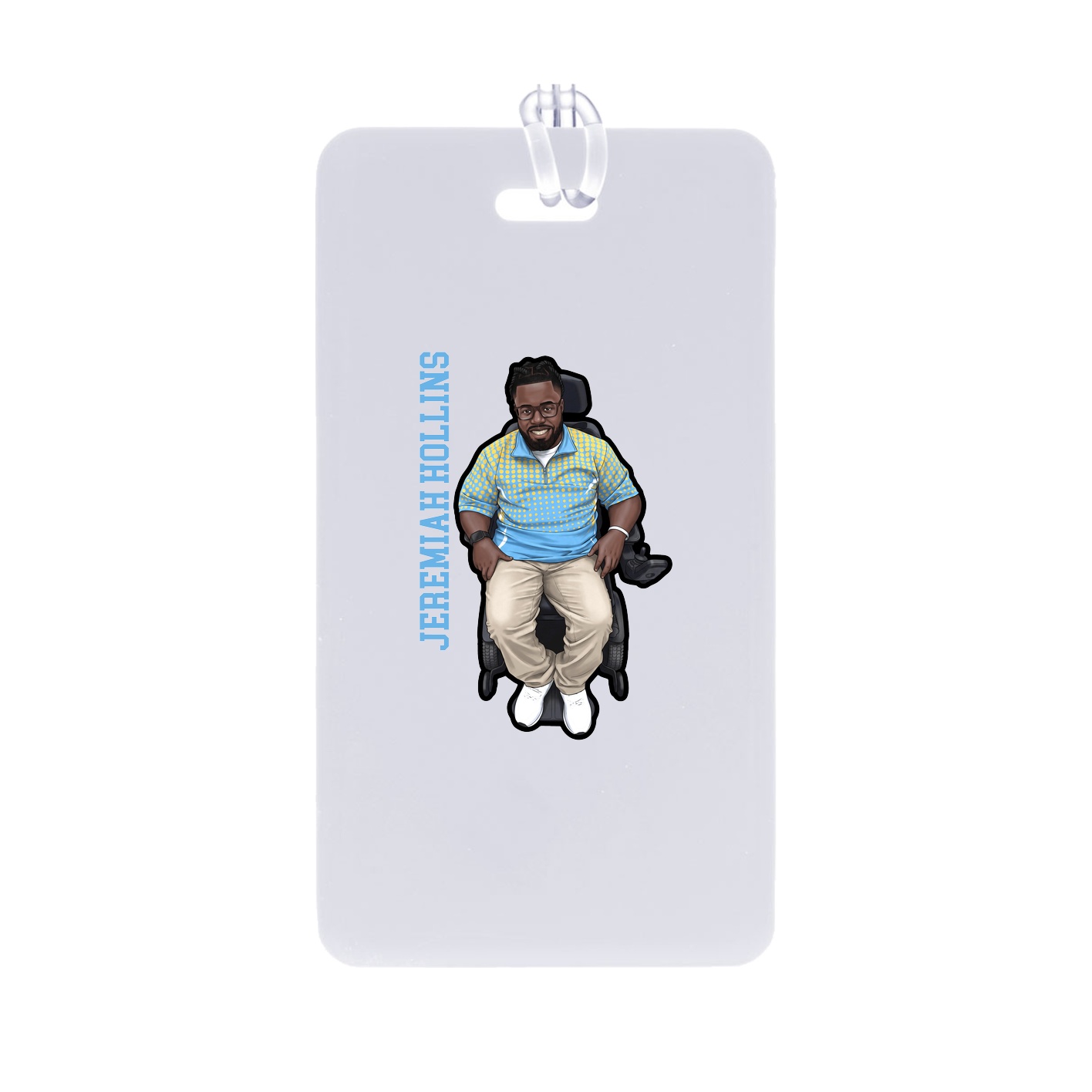 Bag Tag — Name Vertical in Classic