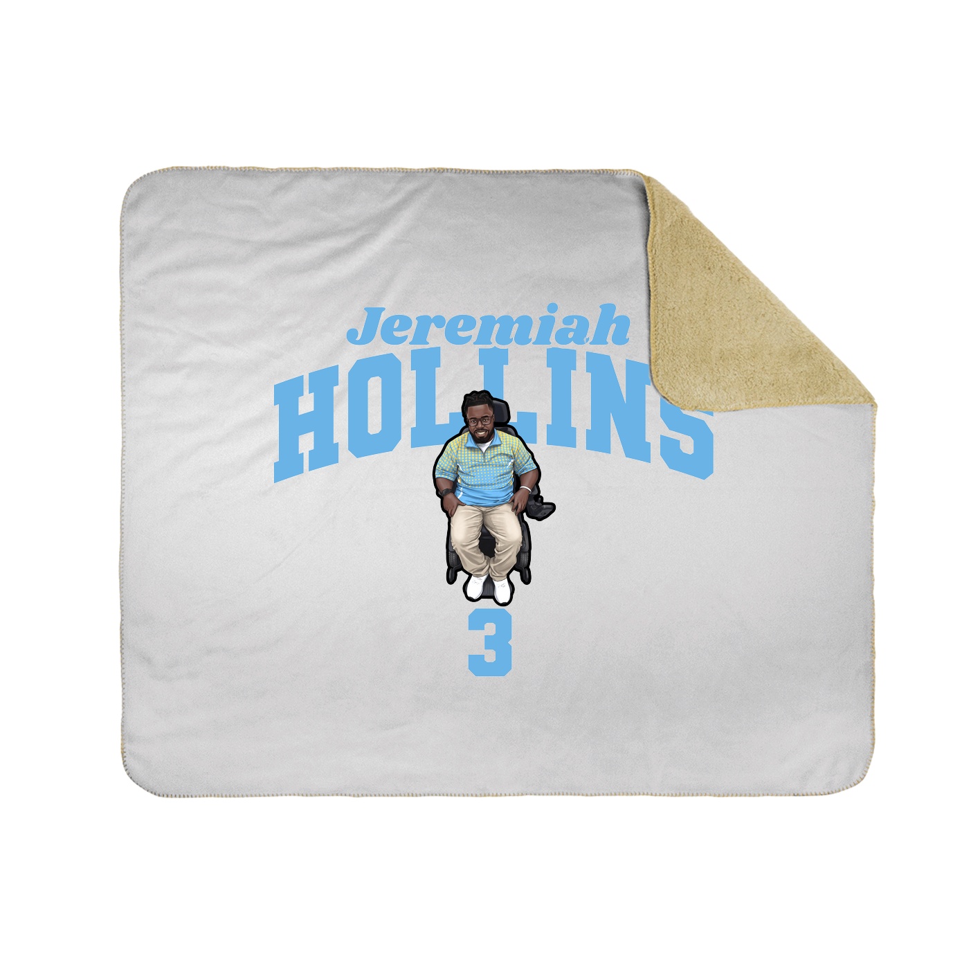 Throw Blanket — Signature Arch in White