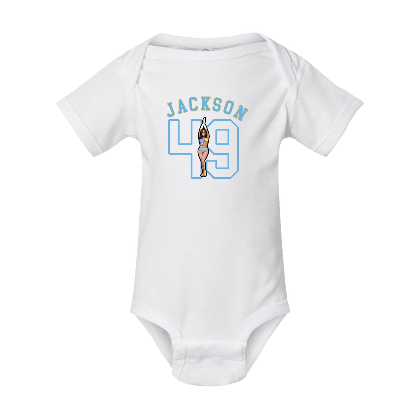 Baby Onesie — Shirsey Arch in White