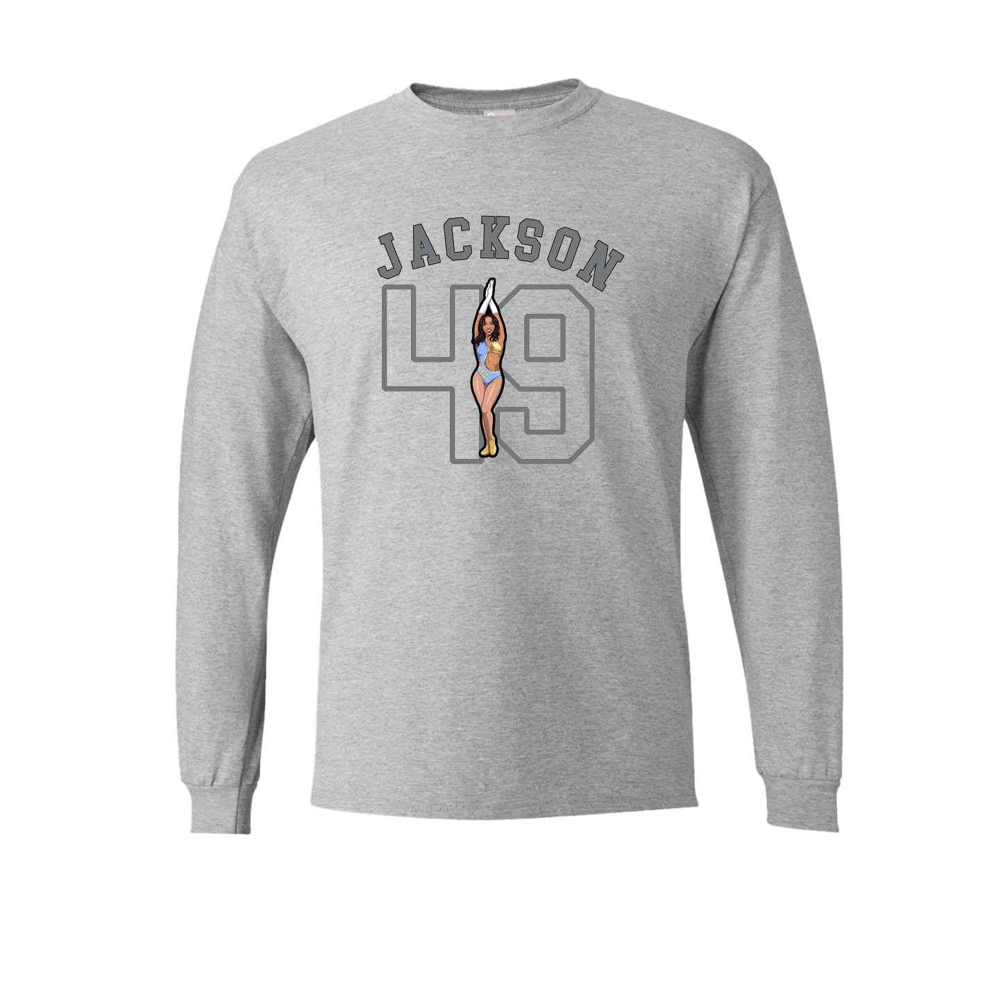Long Sleeve Tee — Shirsey Arch in Grey