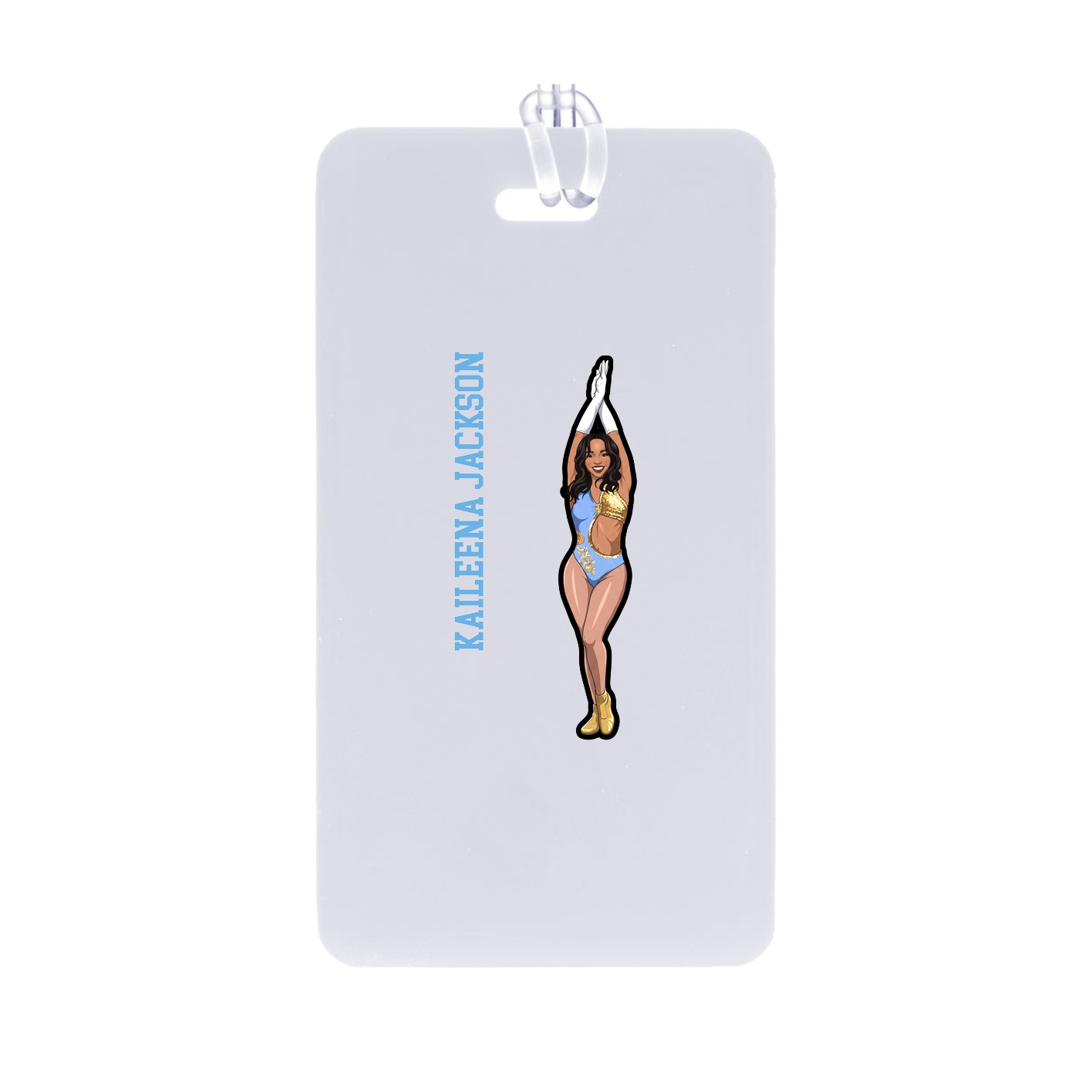 Bag Tag — Name Vertical in Classic