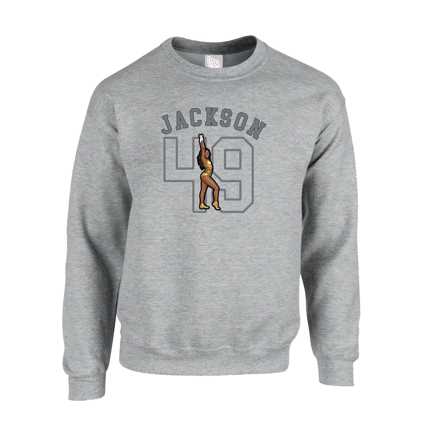 Fleece Crew — Shirsey Arch in Grey