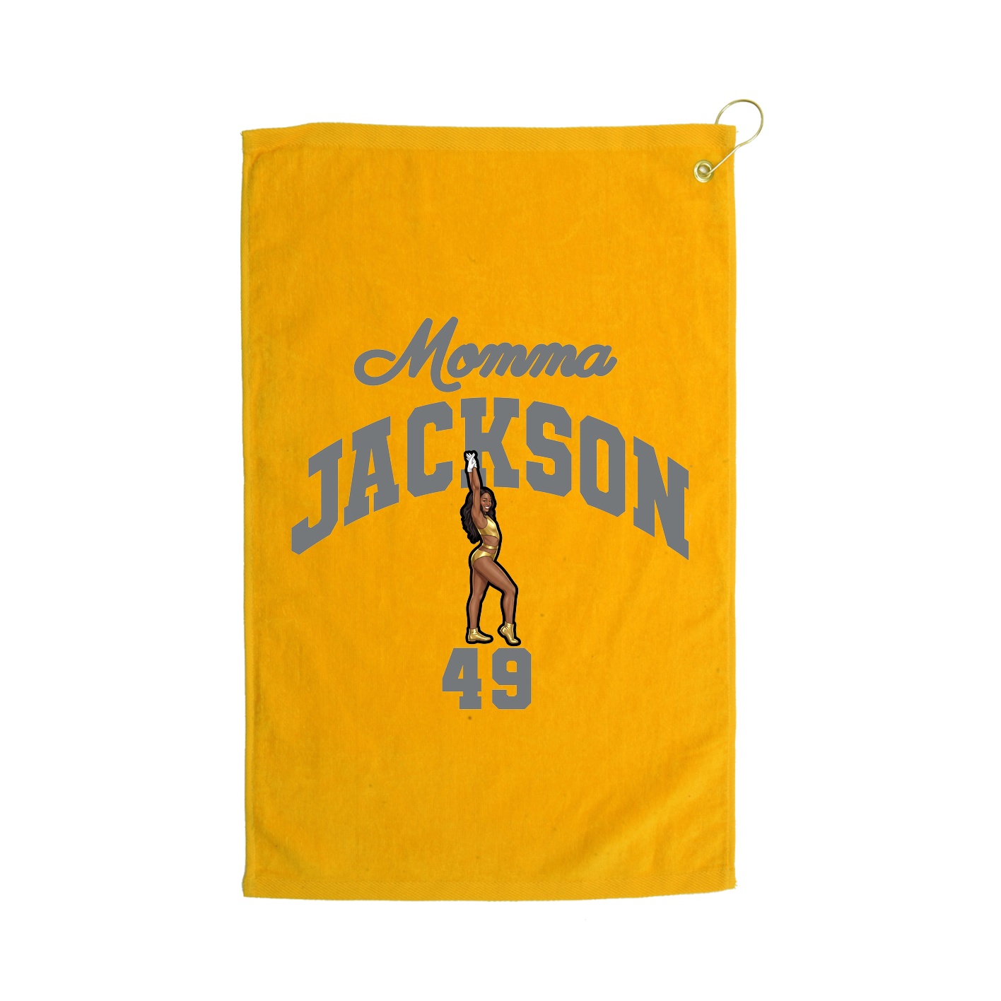 Golf Towel — Mothers Day Arch in Gold