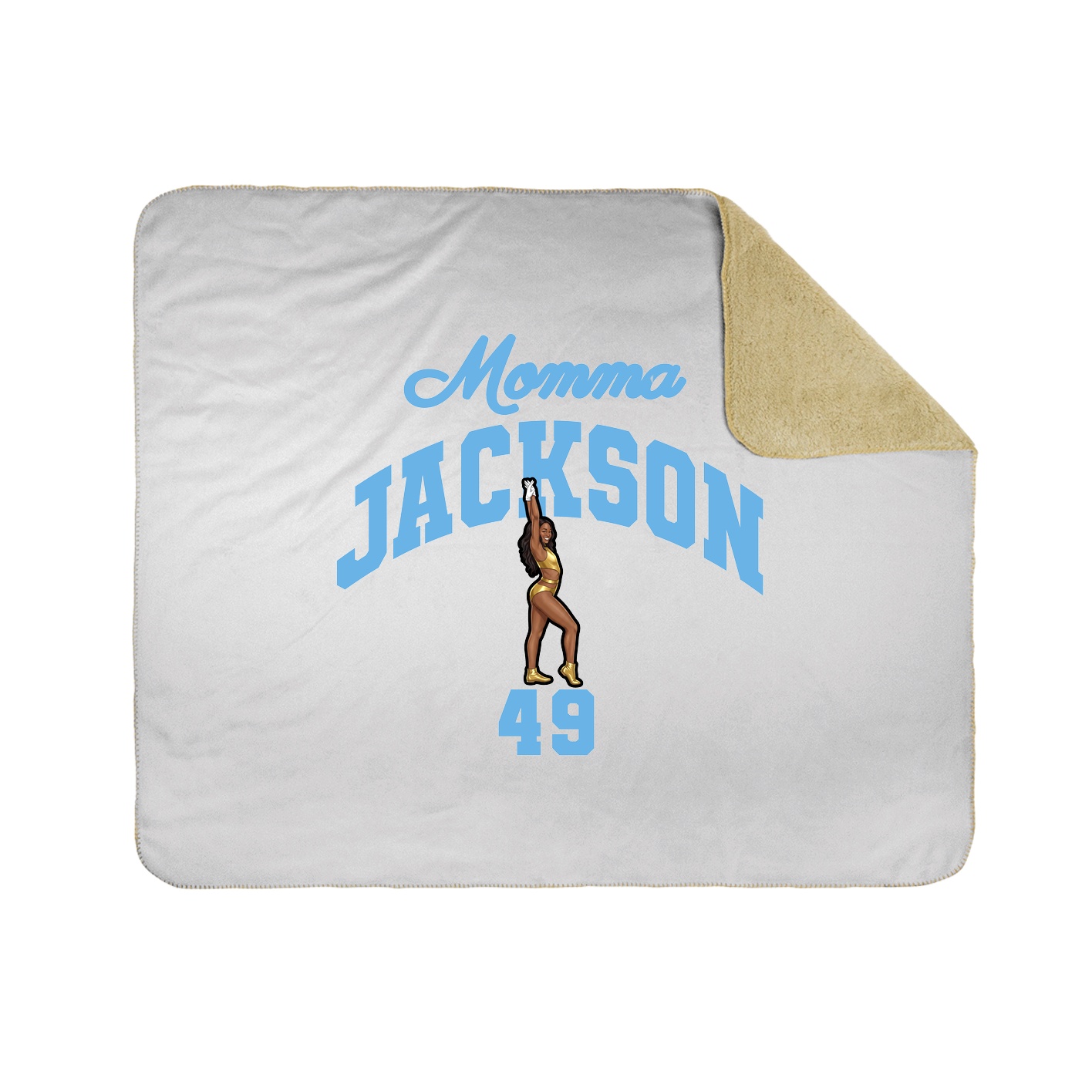 Throw Blanket — Mothers Day Arch in White
