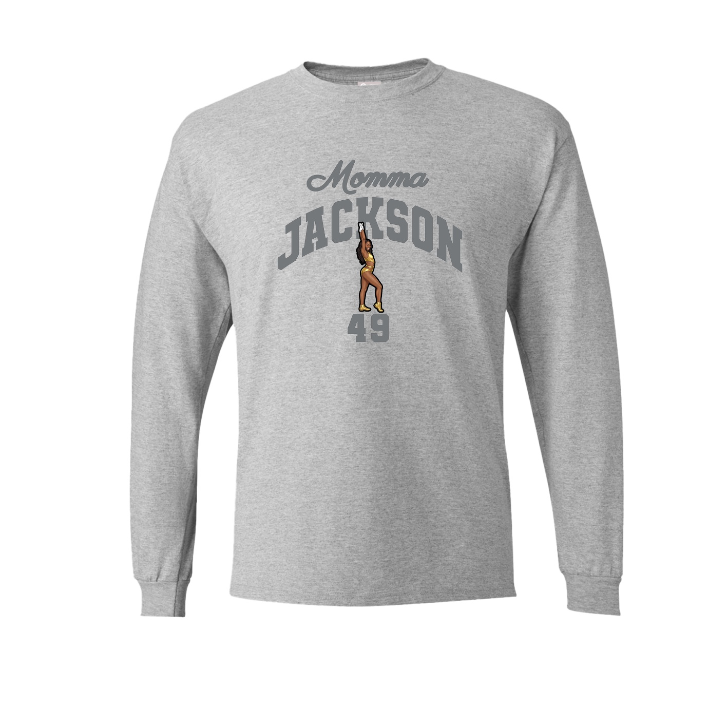 Long Sleeve Tee — Mothers Day Arch in Grey